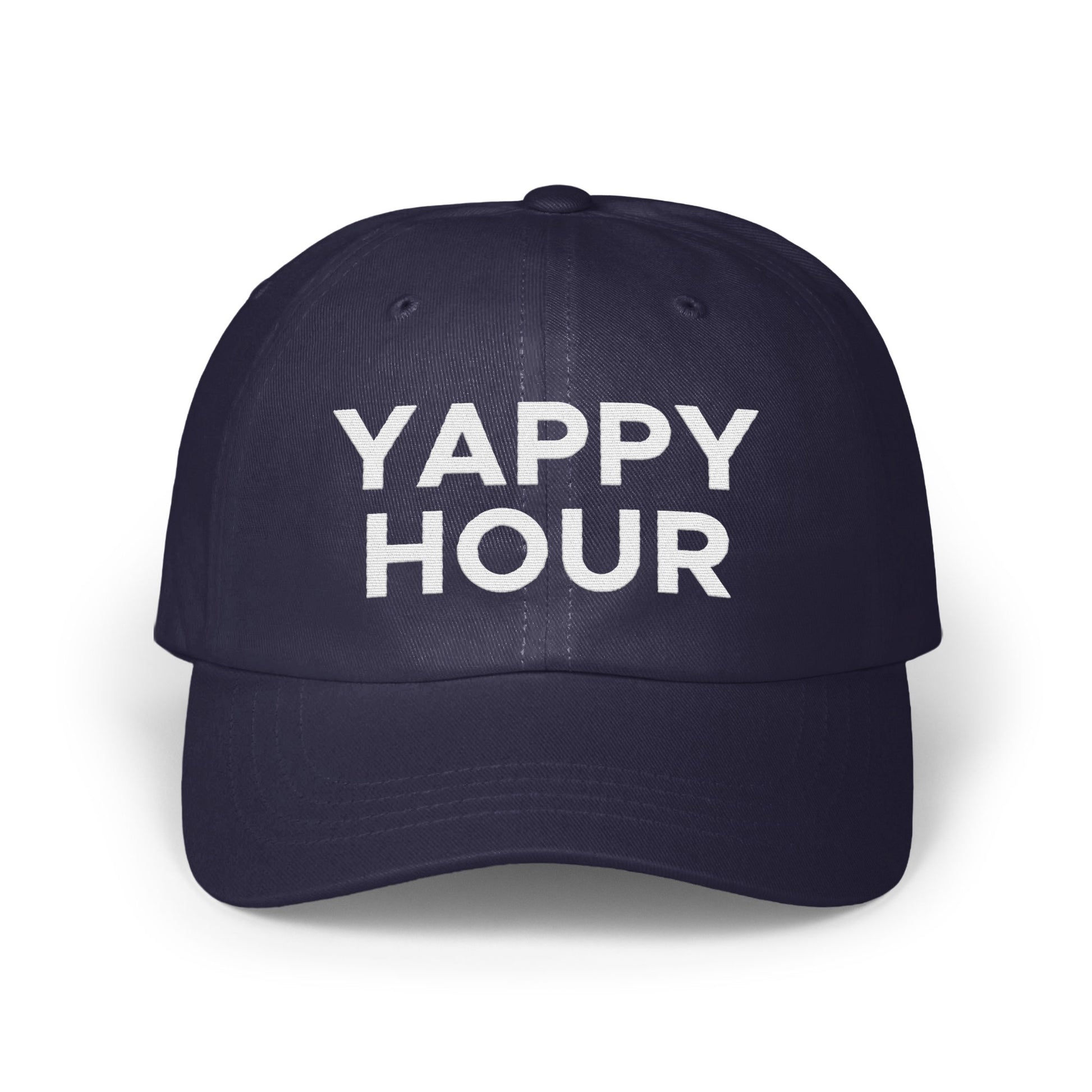 Fun Yappy Hour Baseball Cap Hat for Pet Lovers product type