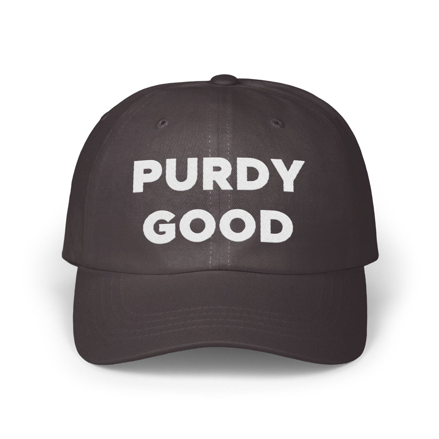 PURDY GOOD Embroidered Curved Bill Baseball Cap product