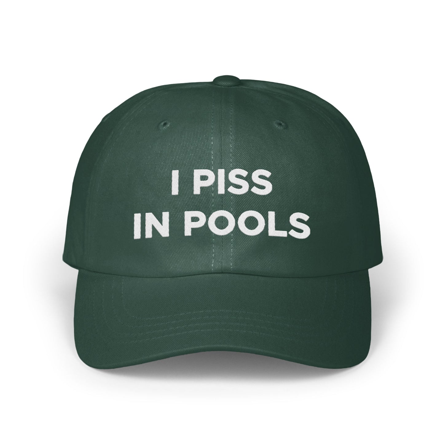 I Piss In Pools Fun Statement Hat product type