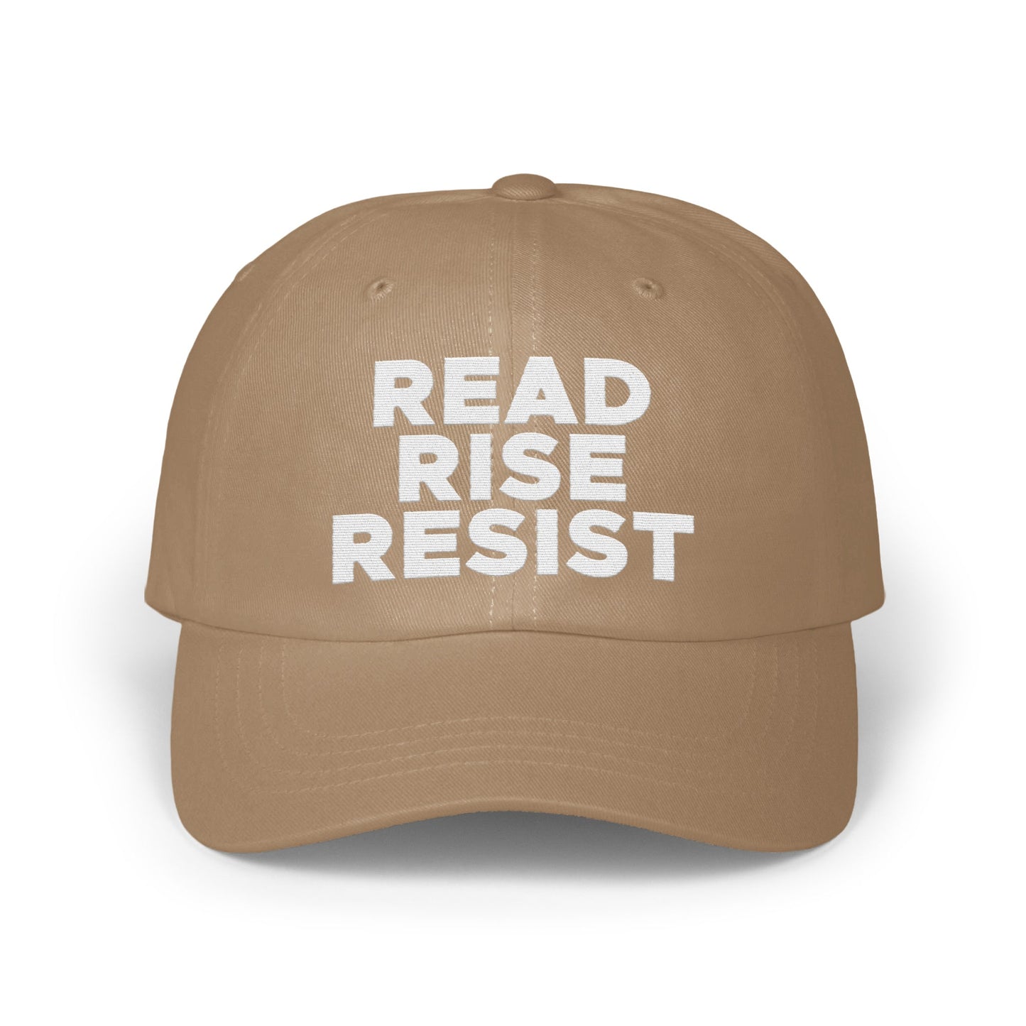 Read Rise Resist Motivational Quote Hat product