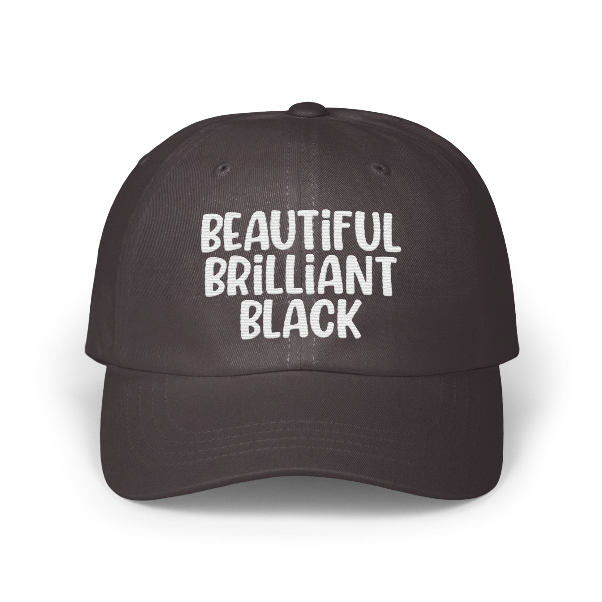 Beautiful Brilliant Black Slogan Hat product
