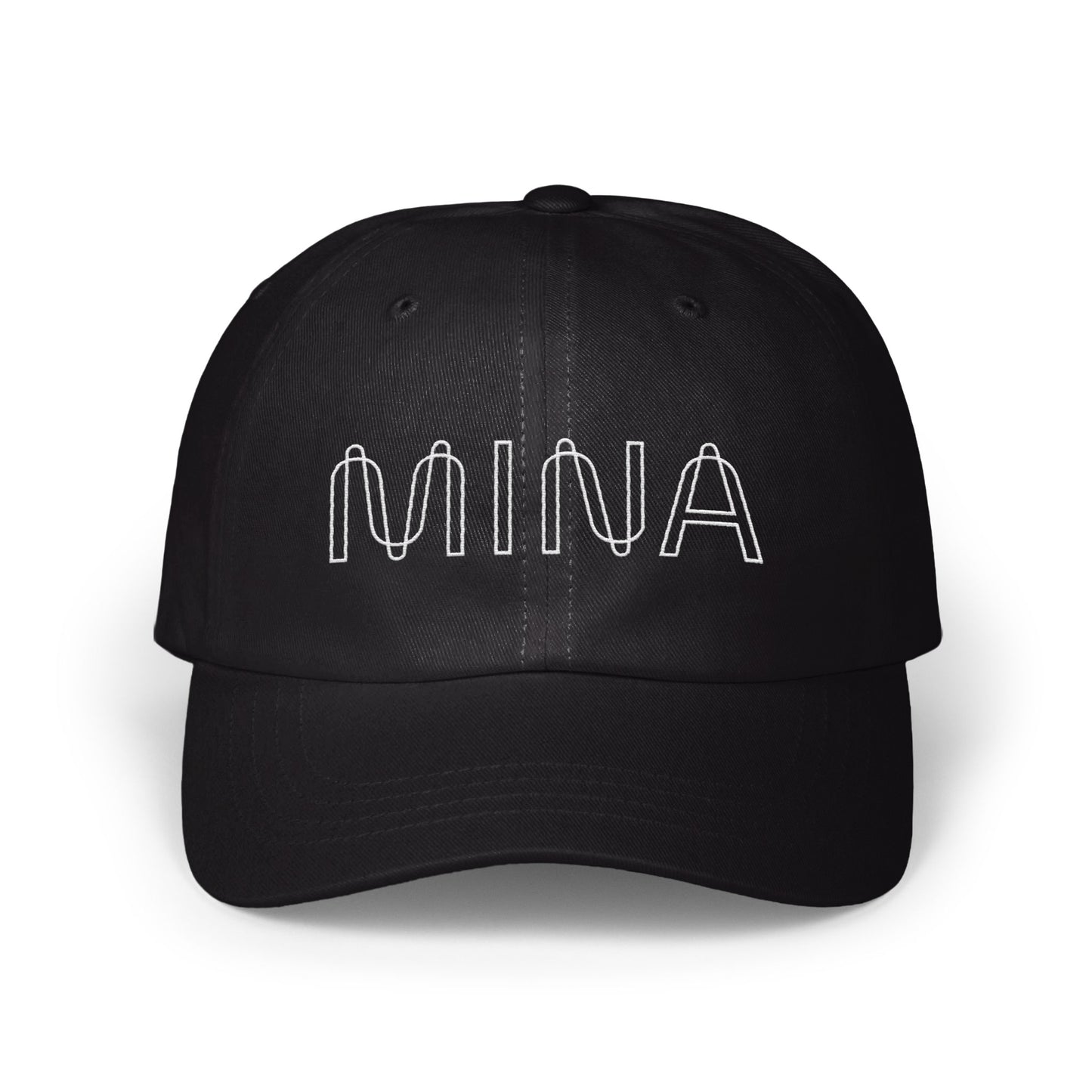 Stylish MINA Embroidered Unisex Baseball Cap product type