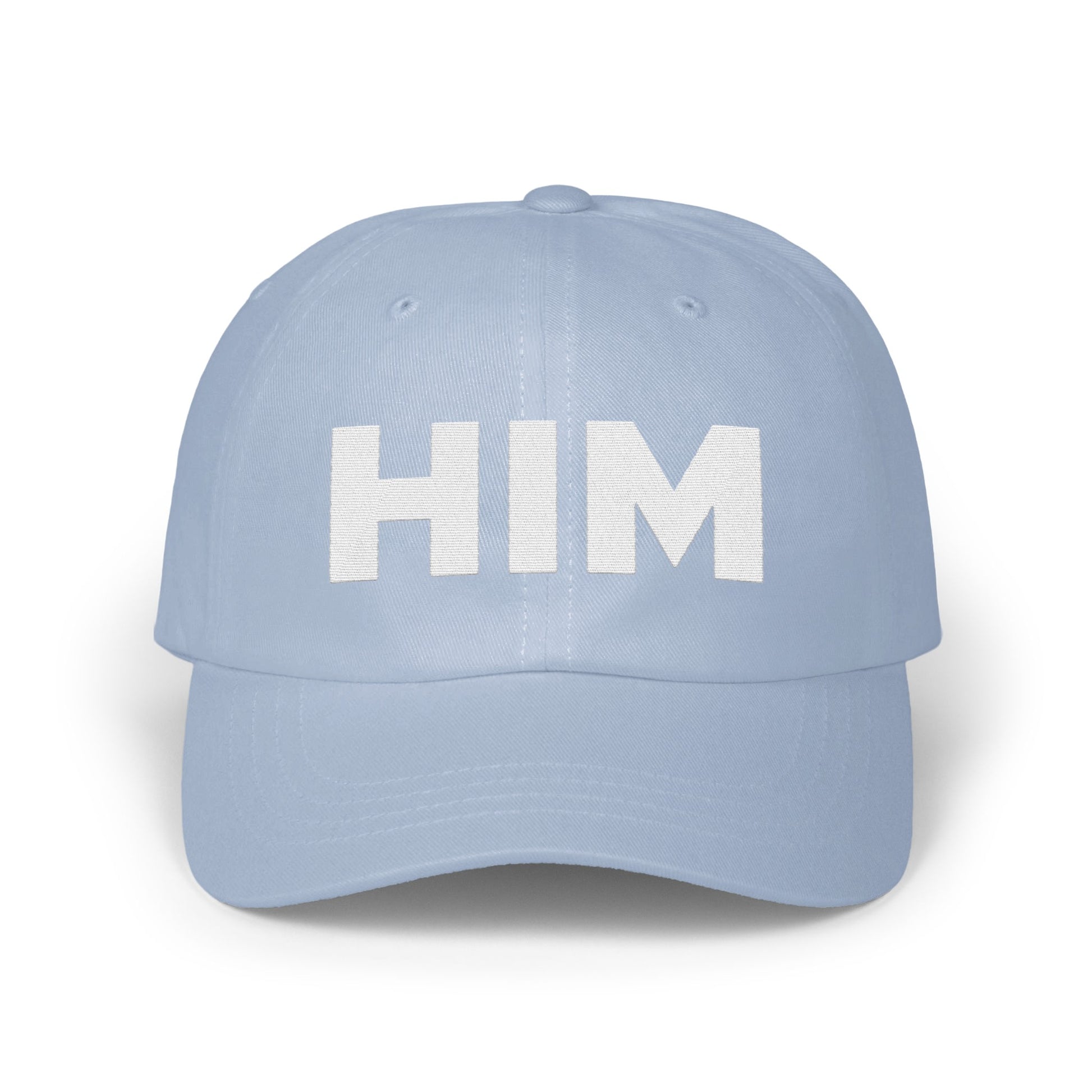 Light Blue Cap with HIM Text on the Front product type