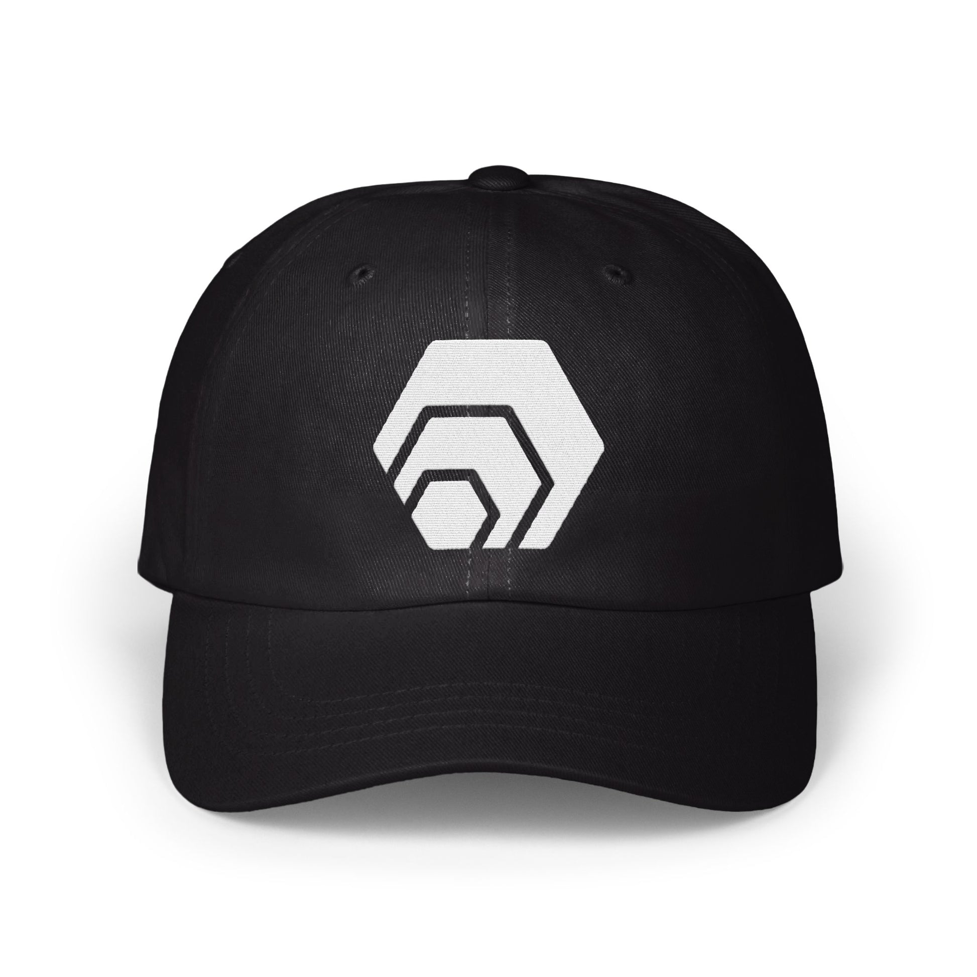 Stylish Black Baseball Cap with Unique Logo product type