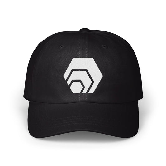 Stylish Black Baseball Cap with Unique Logo product type