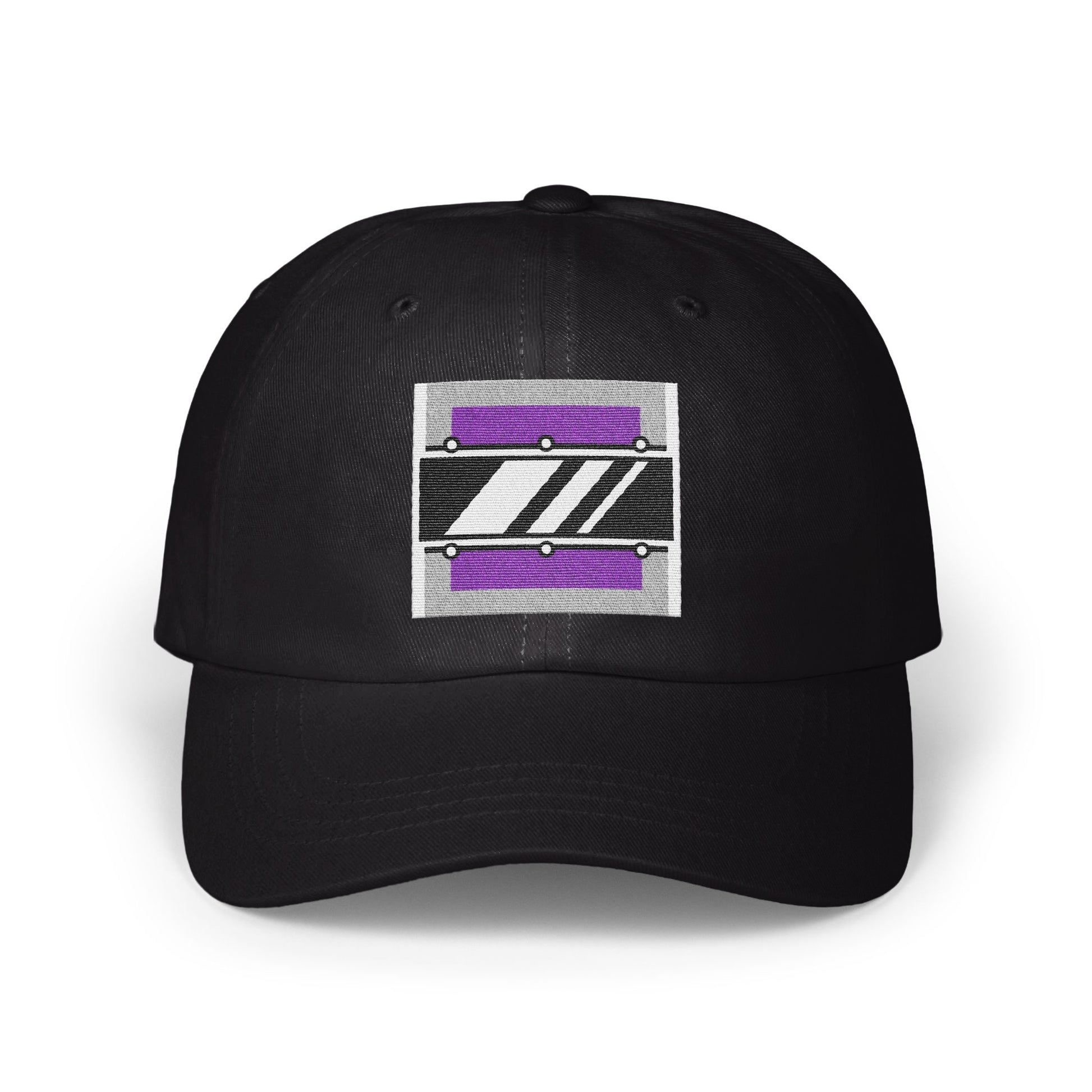 Stylish Black Cap with Unique Graphic Design product