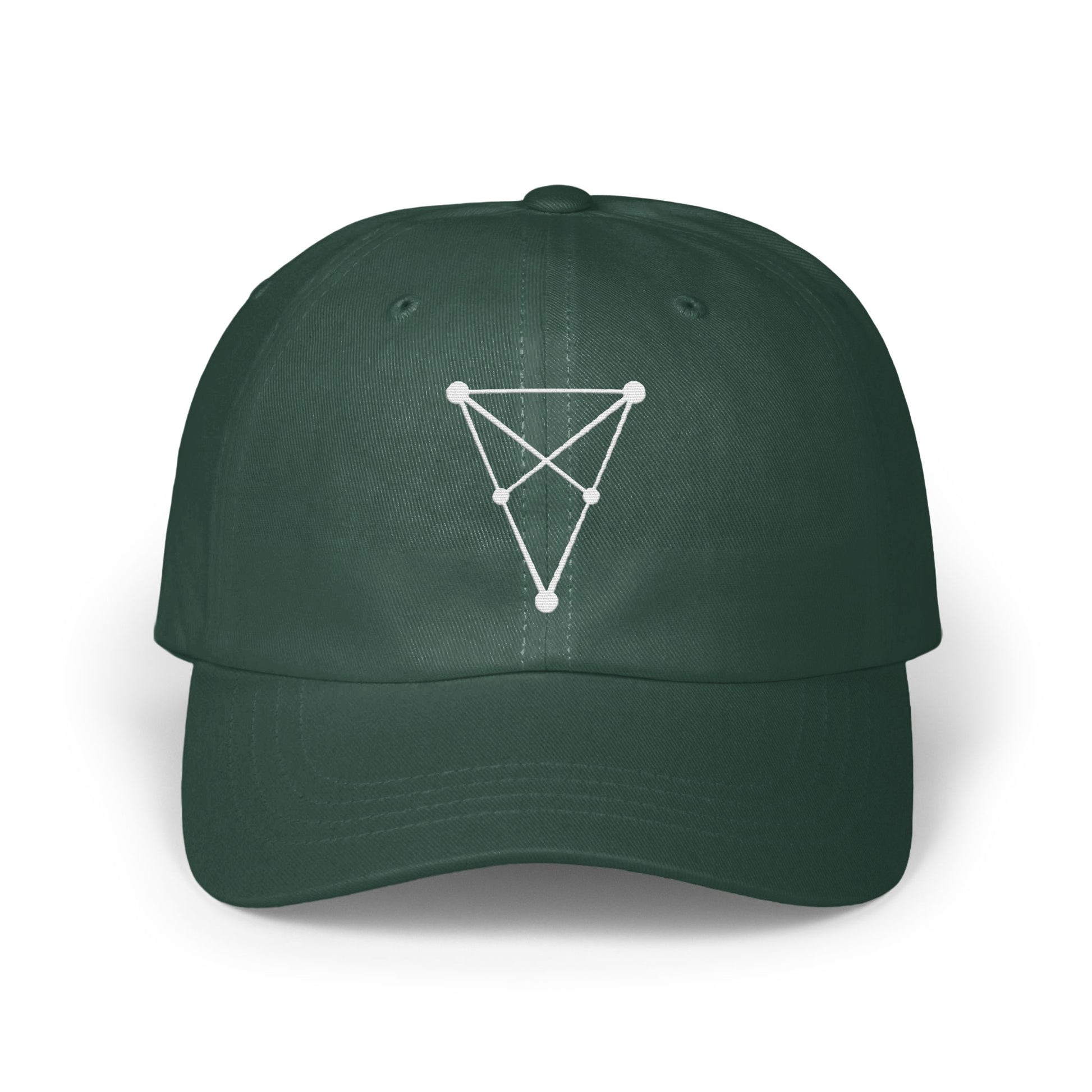Geometric Pattern Dark Green Baseball Cap product
