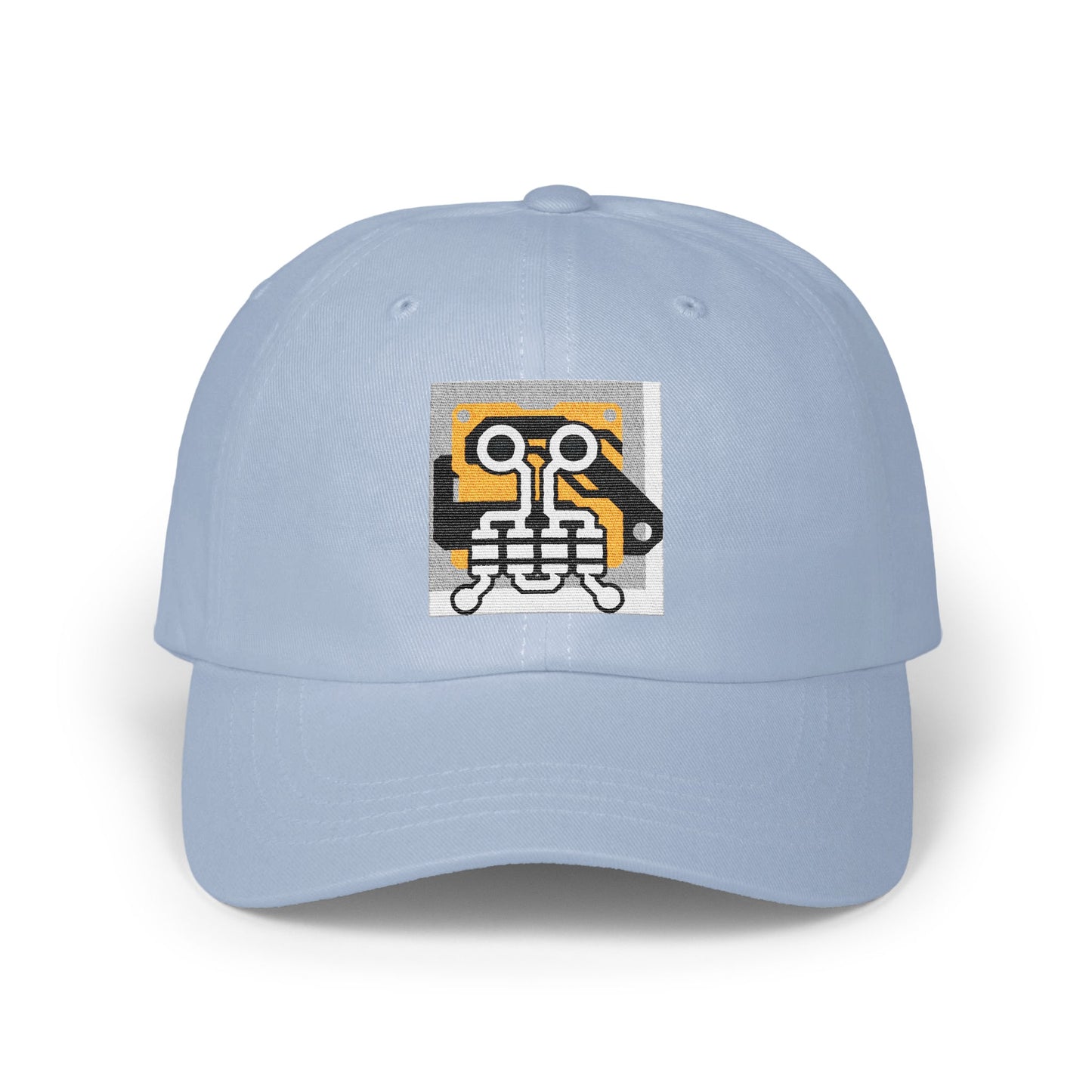 Unique Circuit Design Light Blue Hat product