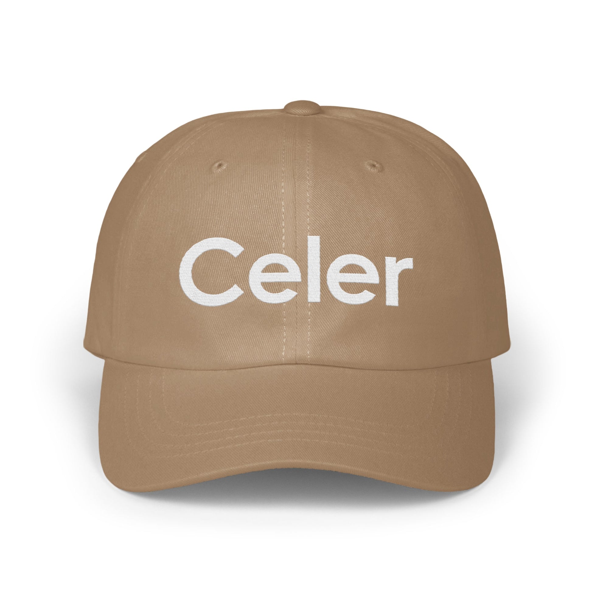 Celer branded stylish beige casual cap product