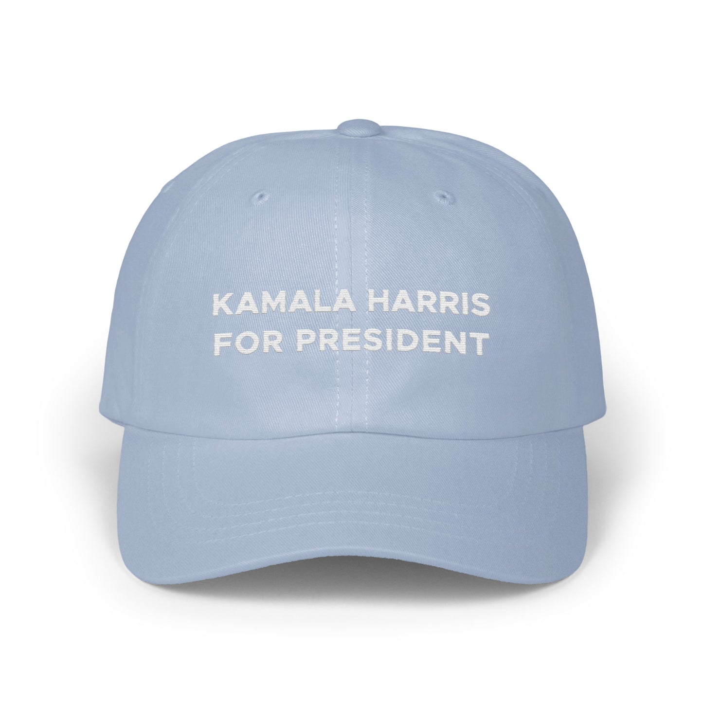 Kamala Harris for President Light Blue Hat product type