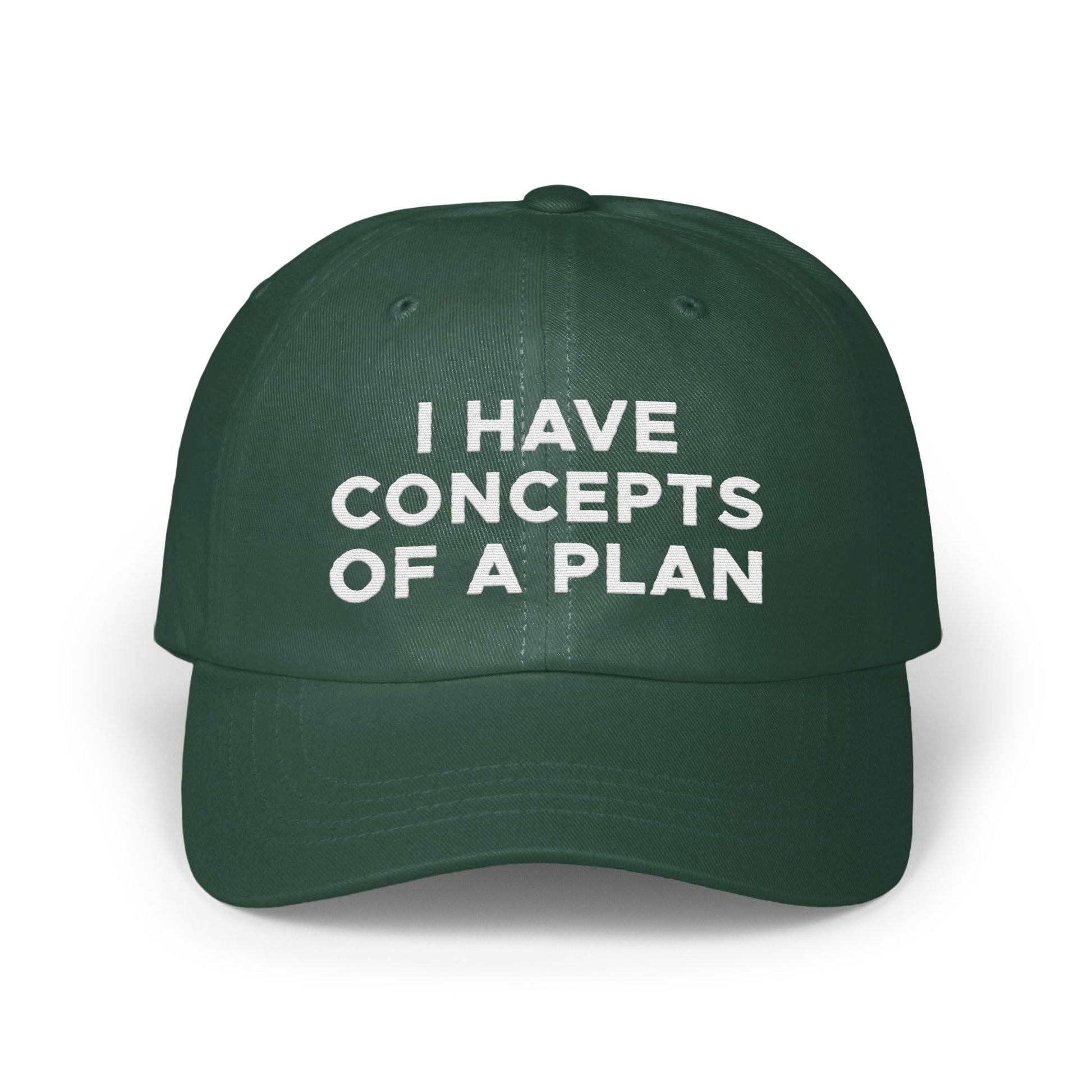 I Have Concepts of a Plan Statement Hat product type