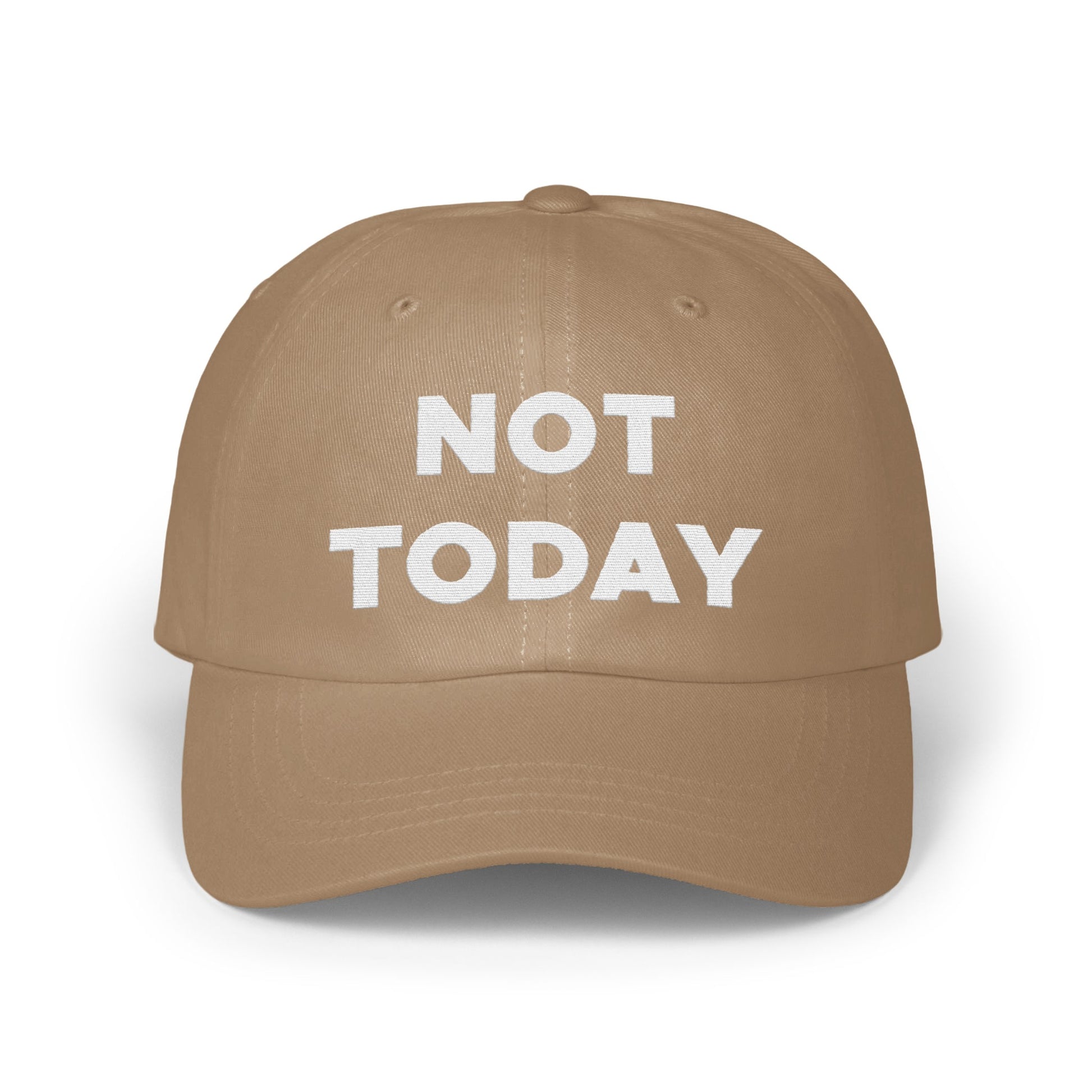 Not Today Boldly Embroidered Casual Statement Hat product