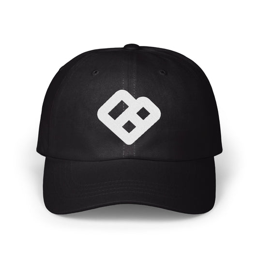 Stylish Black Cap with Unique Heart Logo product type