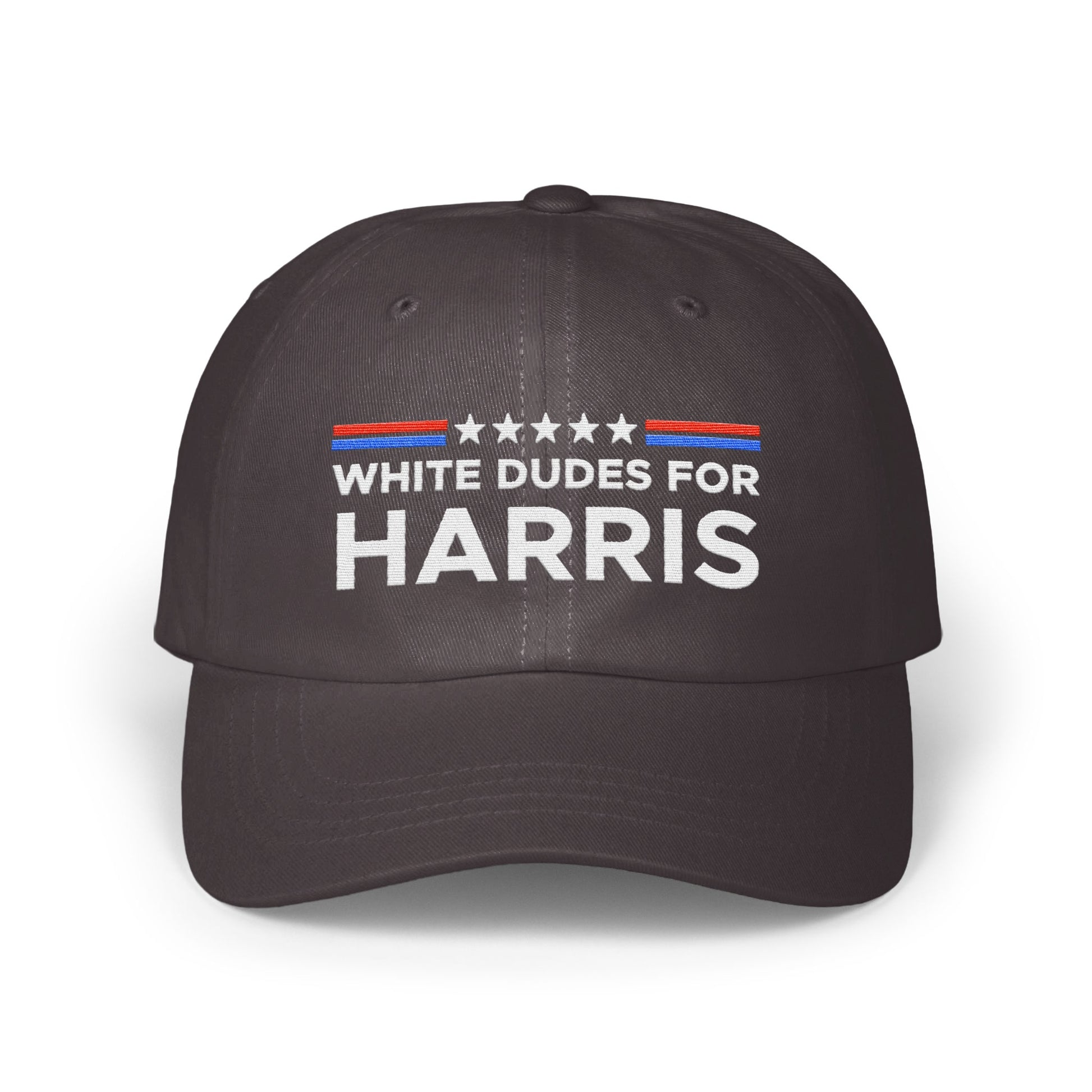 White Dudes for Harris Embroidered Baseball Cap product