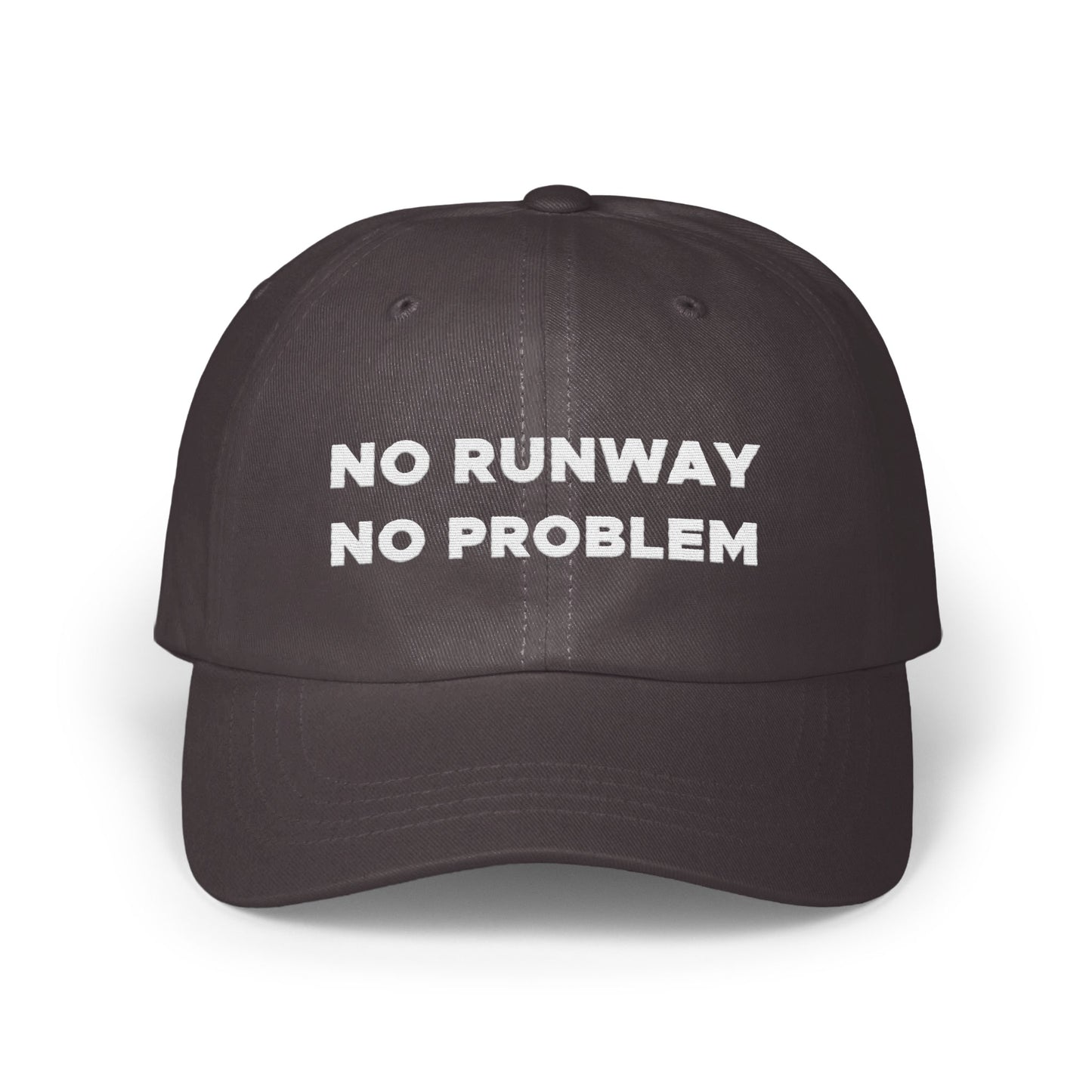 No Runway No Problem Design Baseball Cap product