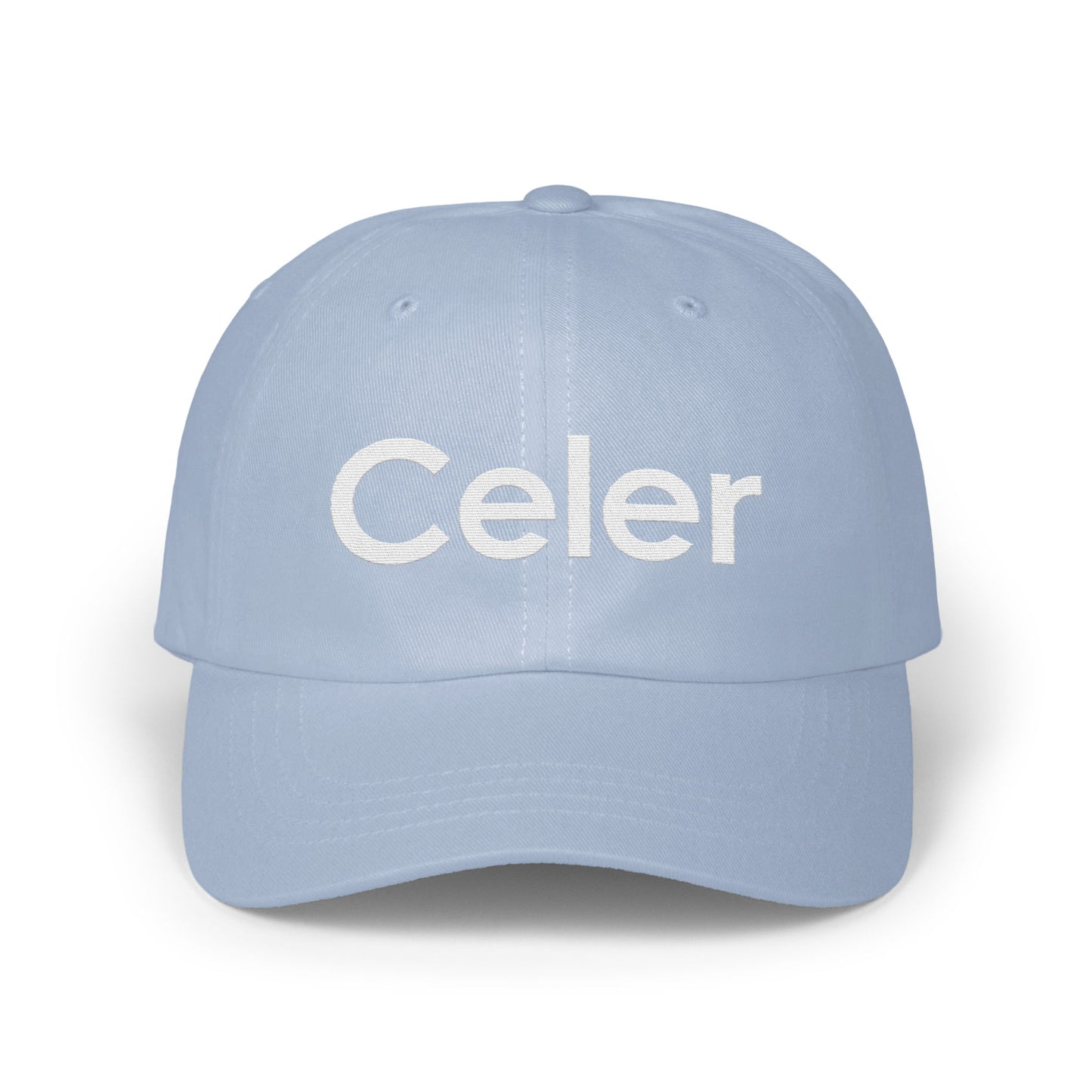 Stylish Baby Blue Celer Logo Baseball Cap product