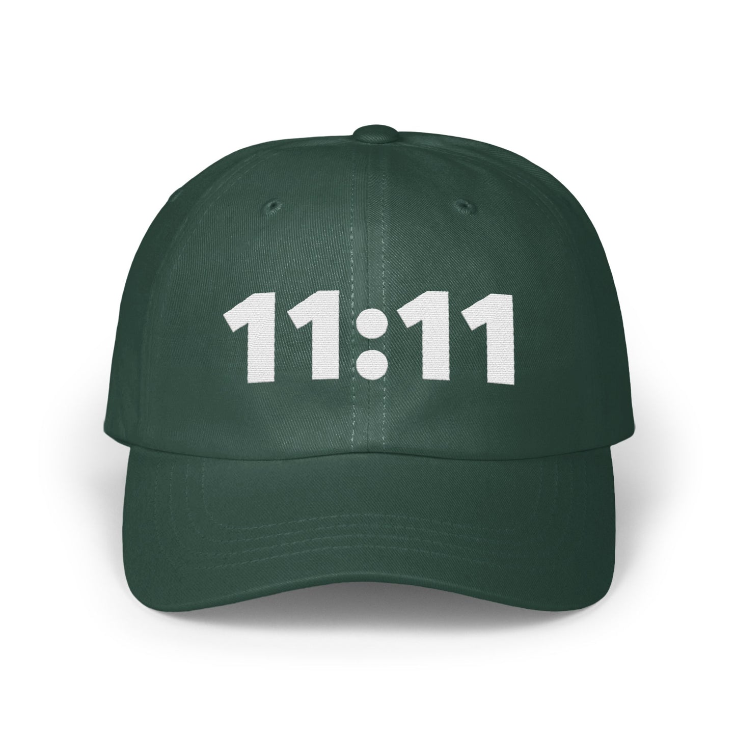11:11 Dark Green Baseball Cap Stylish Fashion product