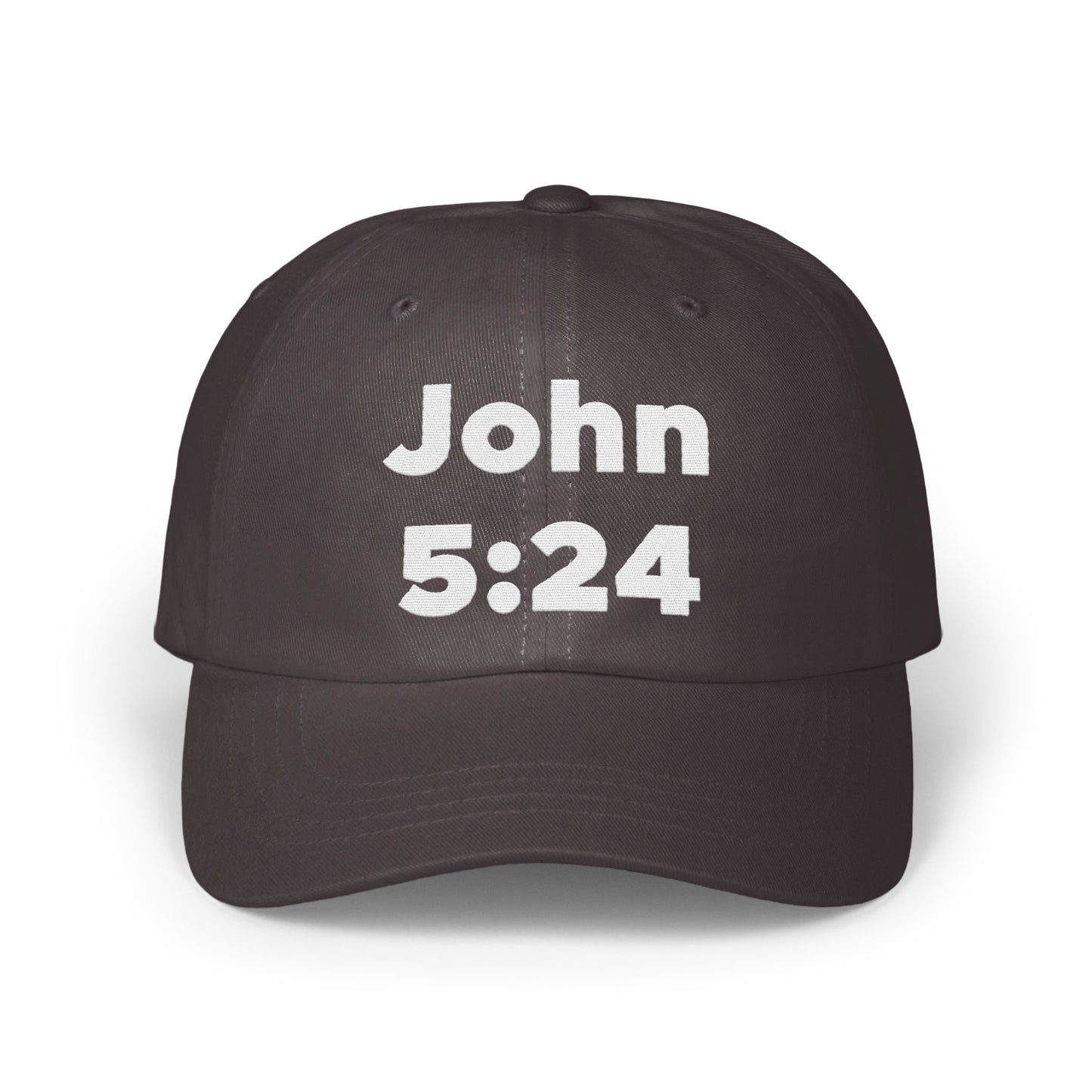 John 5:24 Inspirational Message Baseball Cap product