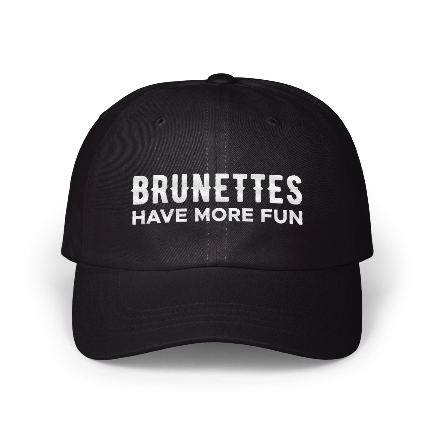 Brunettes Have More Fun Stylish Baseball Cap product type