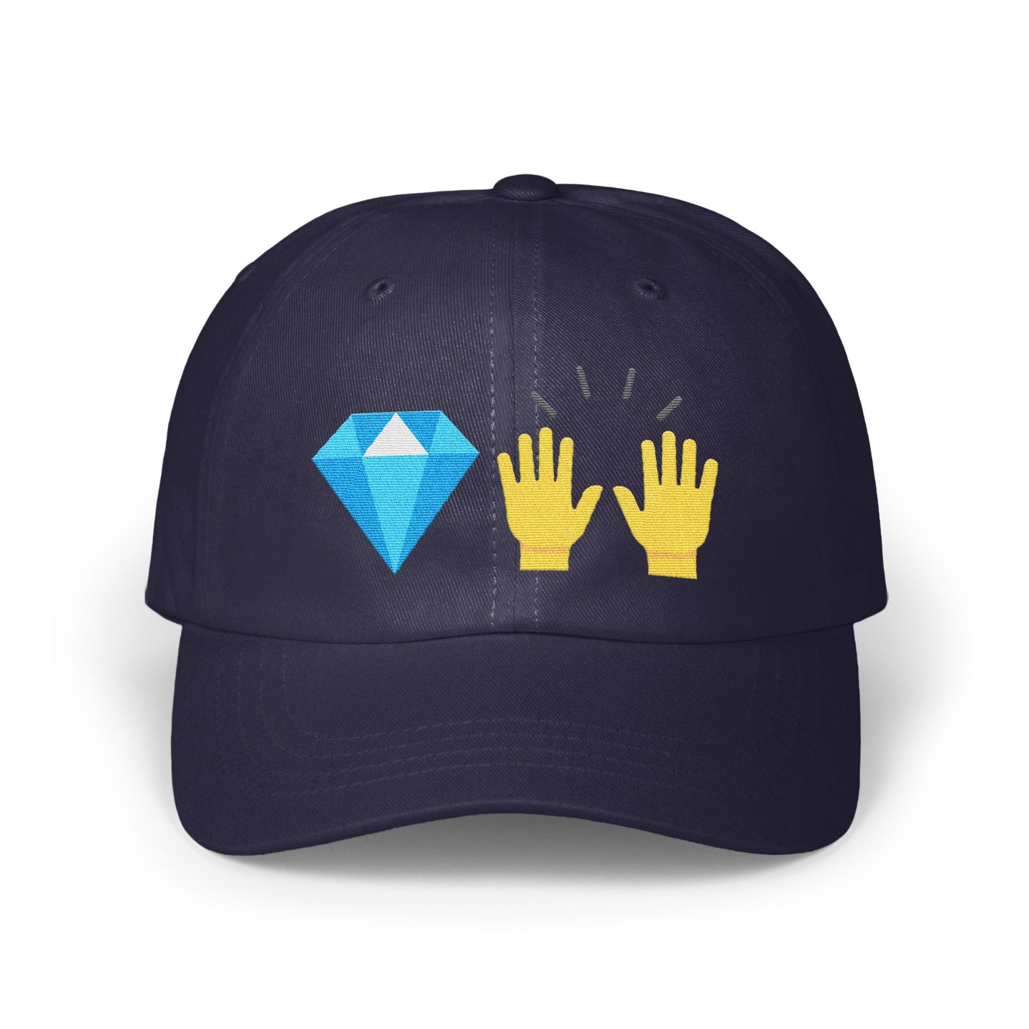 Unique Diamond and Hand Clap Graphic Cap product type