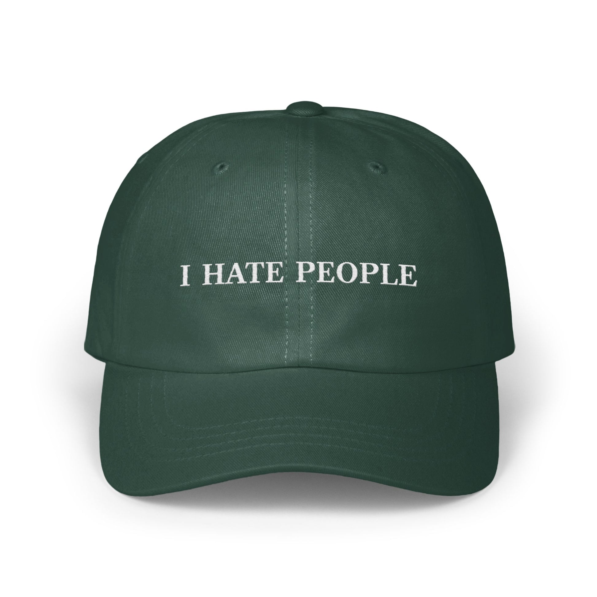 I HATE PEOPLE statement cap ideal unique hat product type