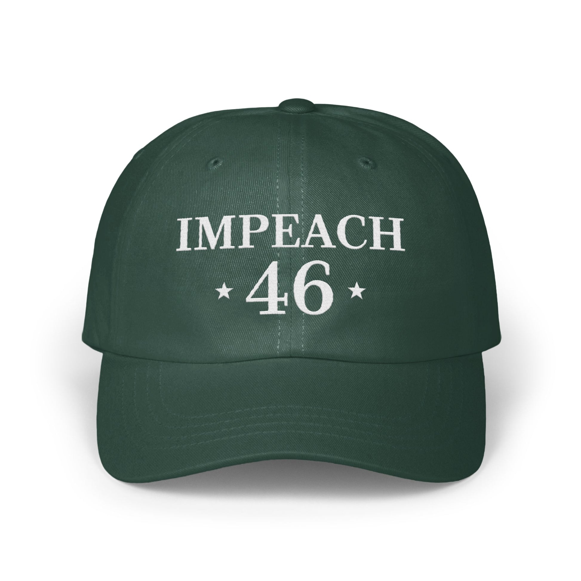 Impeach 46 statement embroidered hat cap product