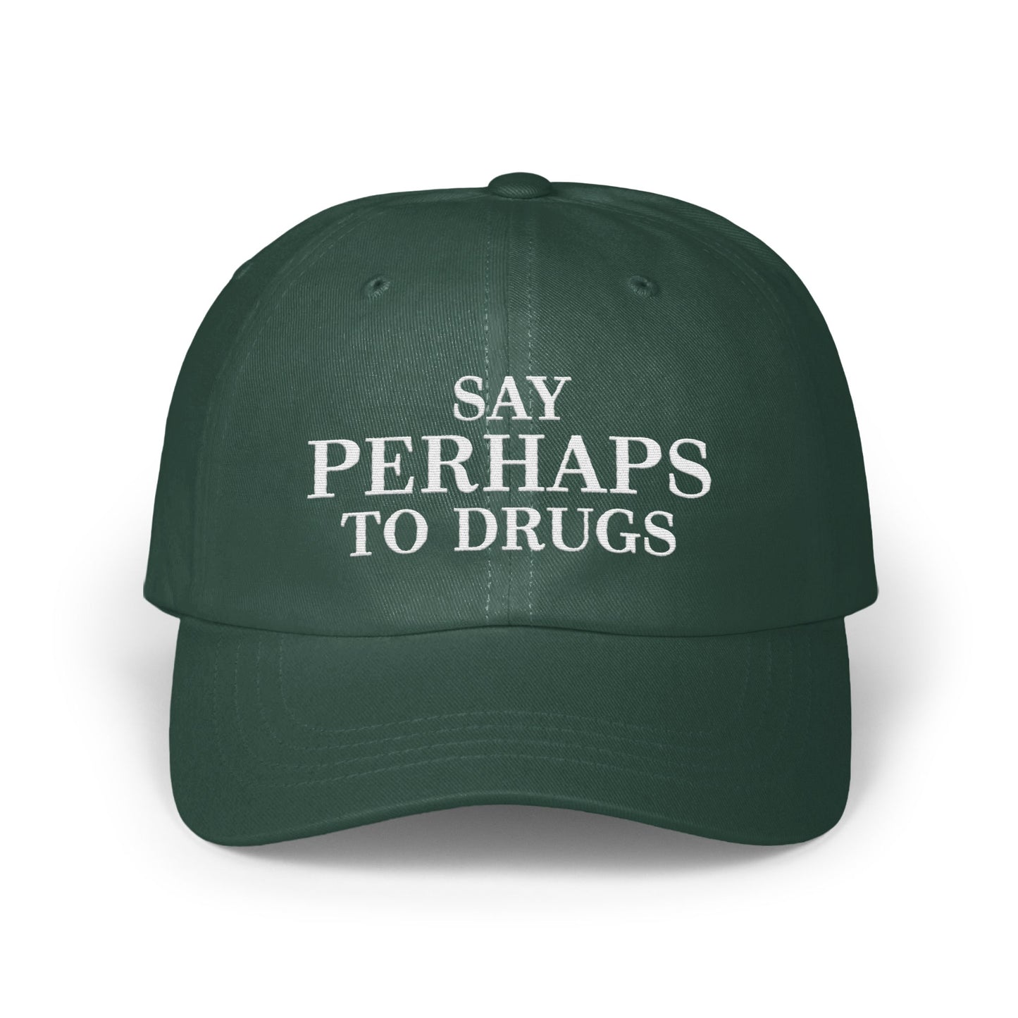 Say Perhaps to Drugs Printed Hat Accessory Product