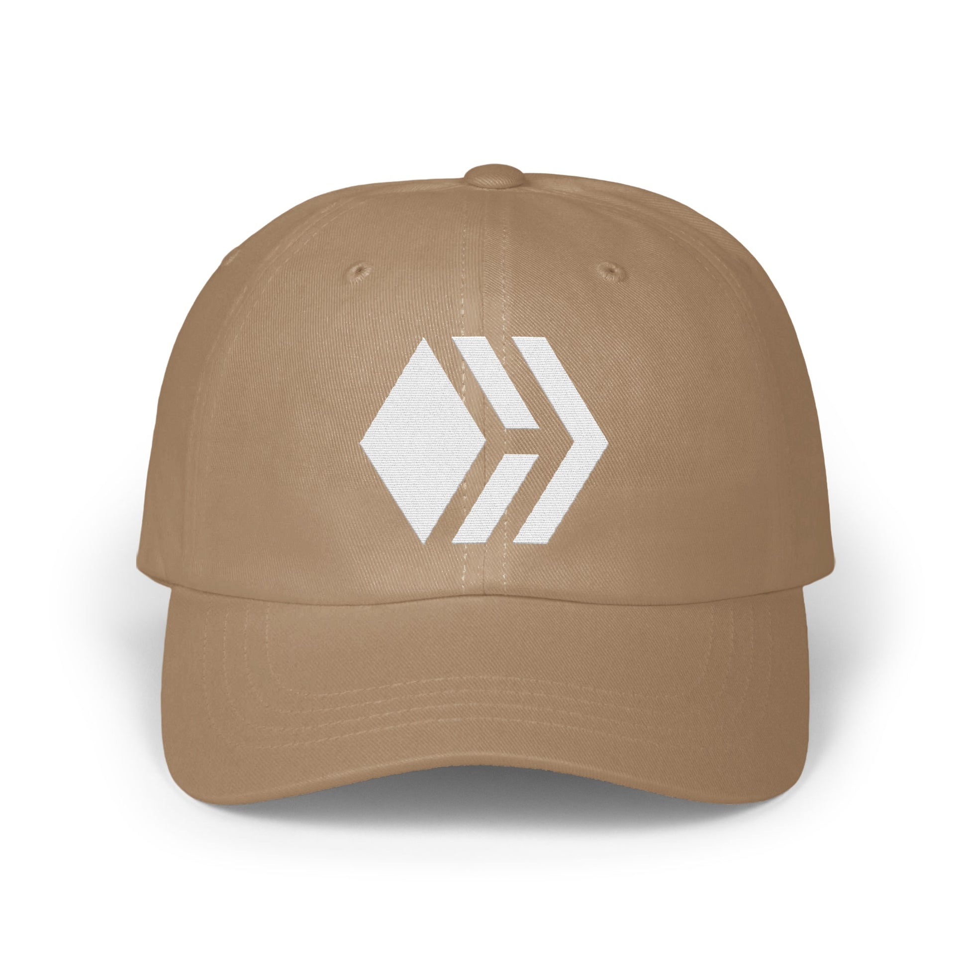 Stylish Beige Baseball Cap with Unique Symbol product