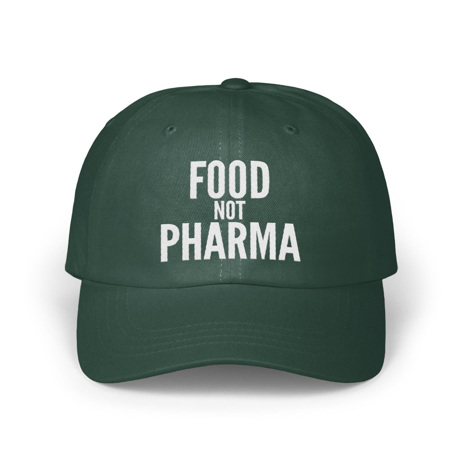Food Not Pharma Green Baseball Cap product