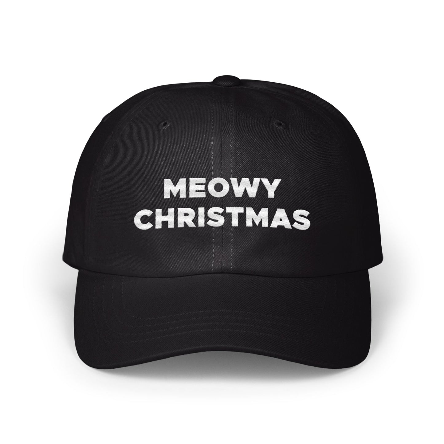 Meowy Christmas Black Hat Perfect For Holiday Fun product