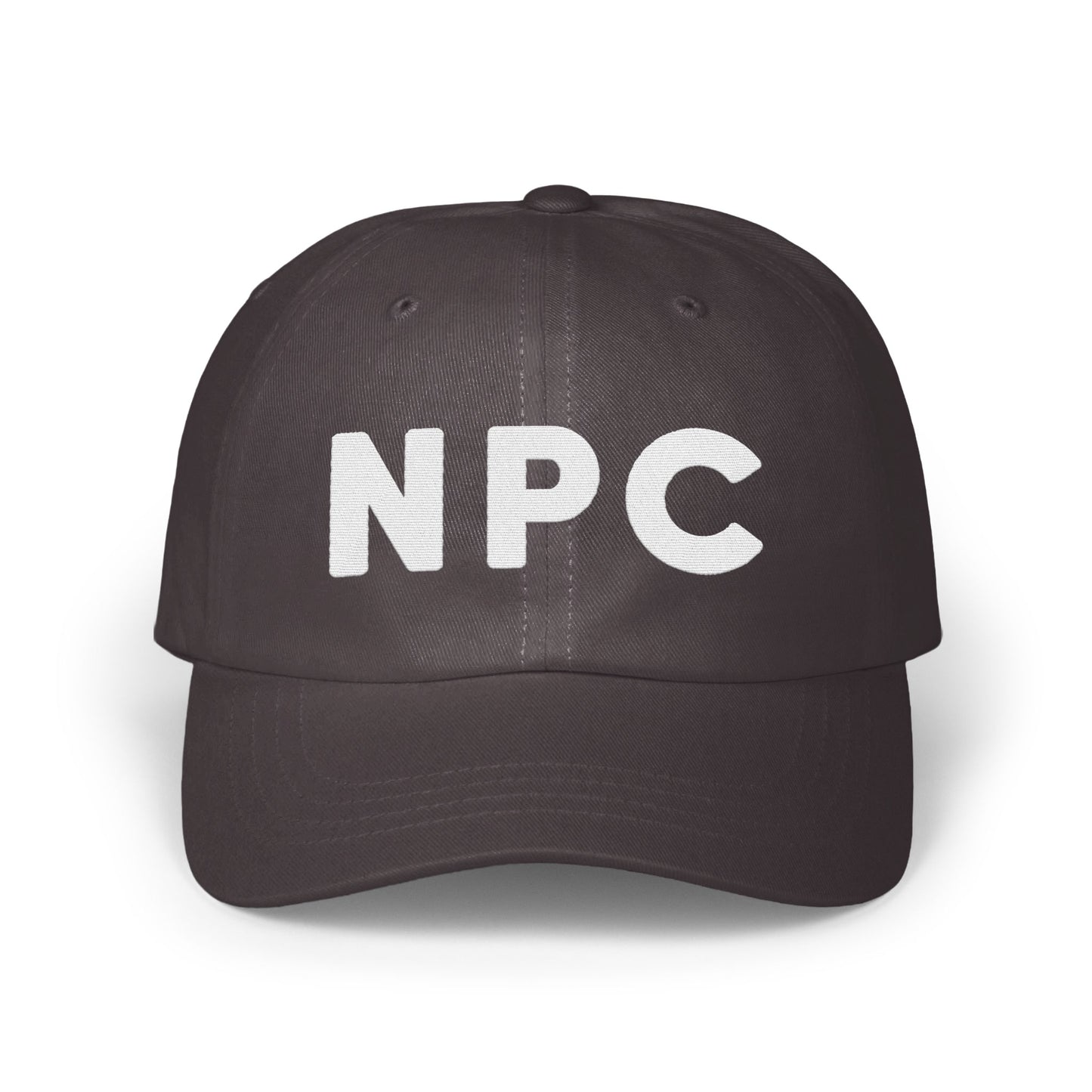 NPC Text Embroidered Baseball Cap product