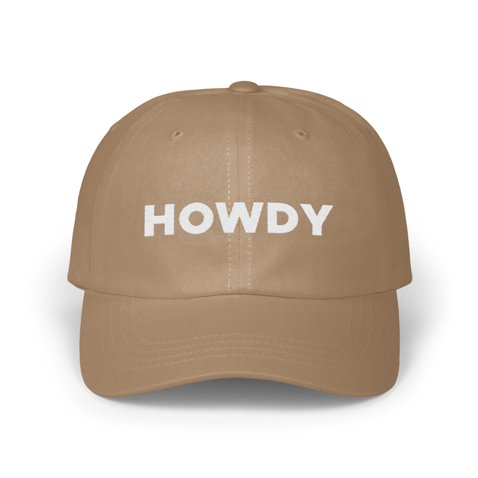 Howdy Statement on Stylish Baseball Cap product