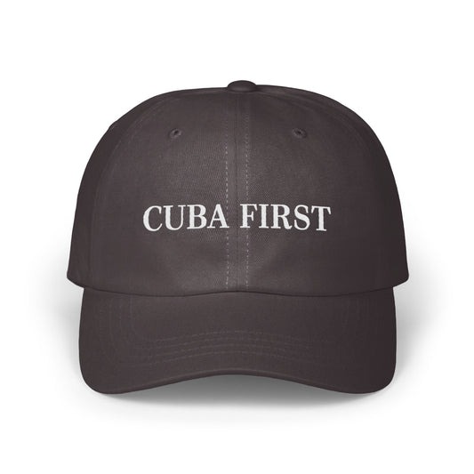 Cuba First Text Embroidery Black Cap product