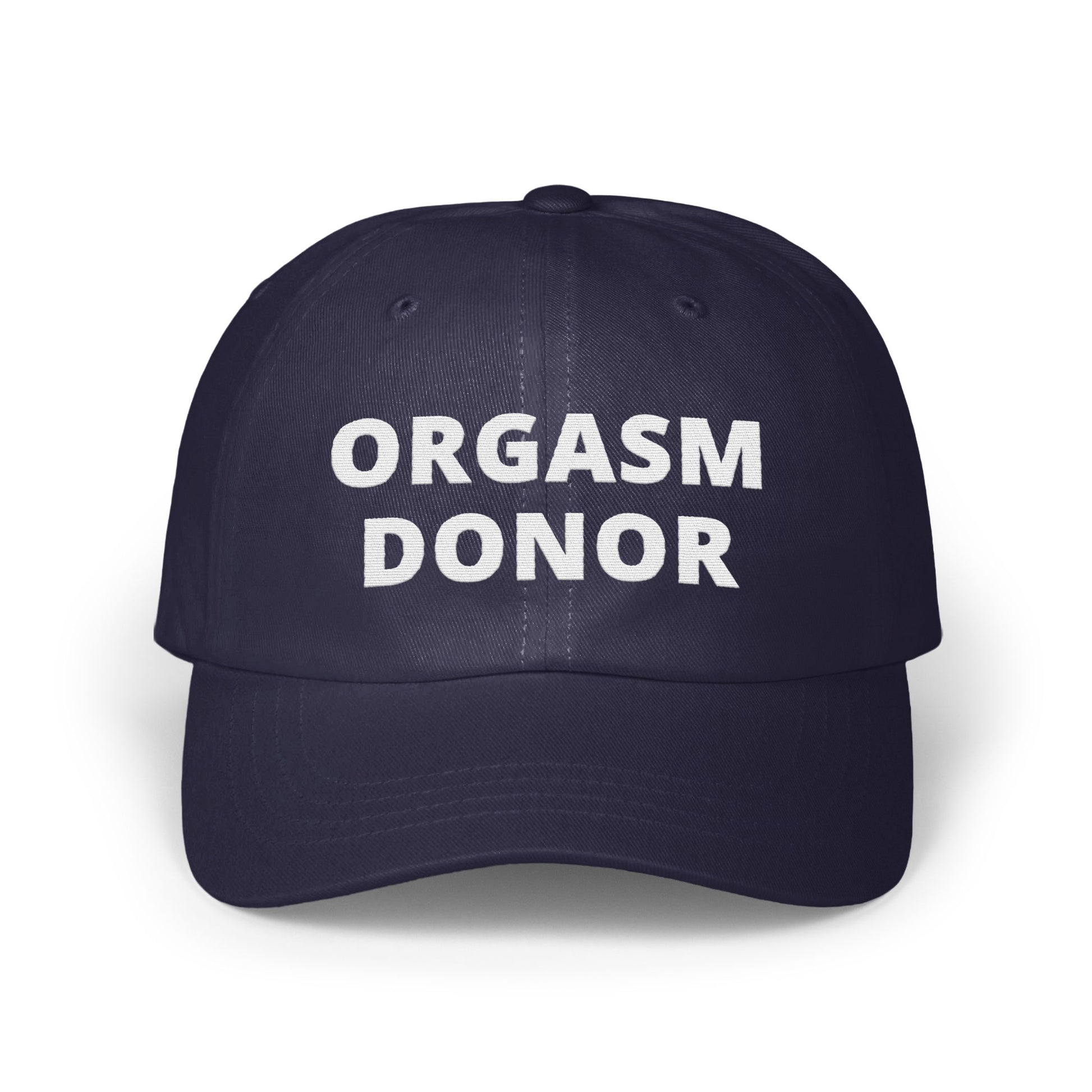 Orgasm Donor Embroidered Funny Cap Hat product type