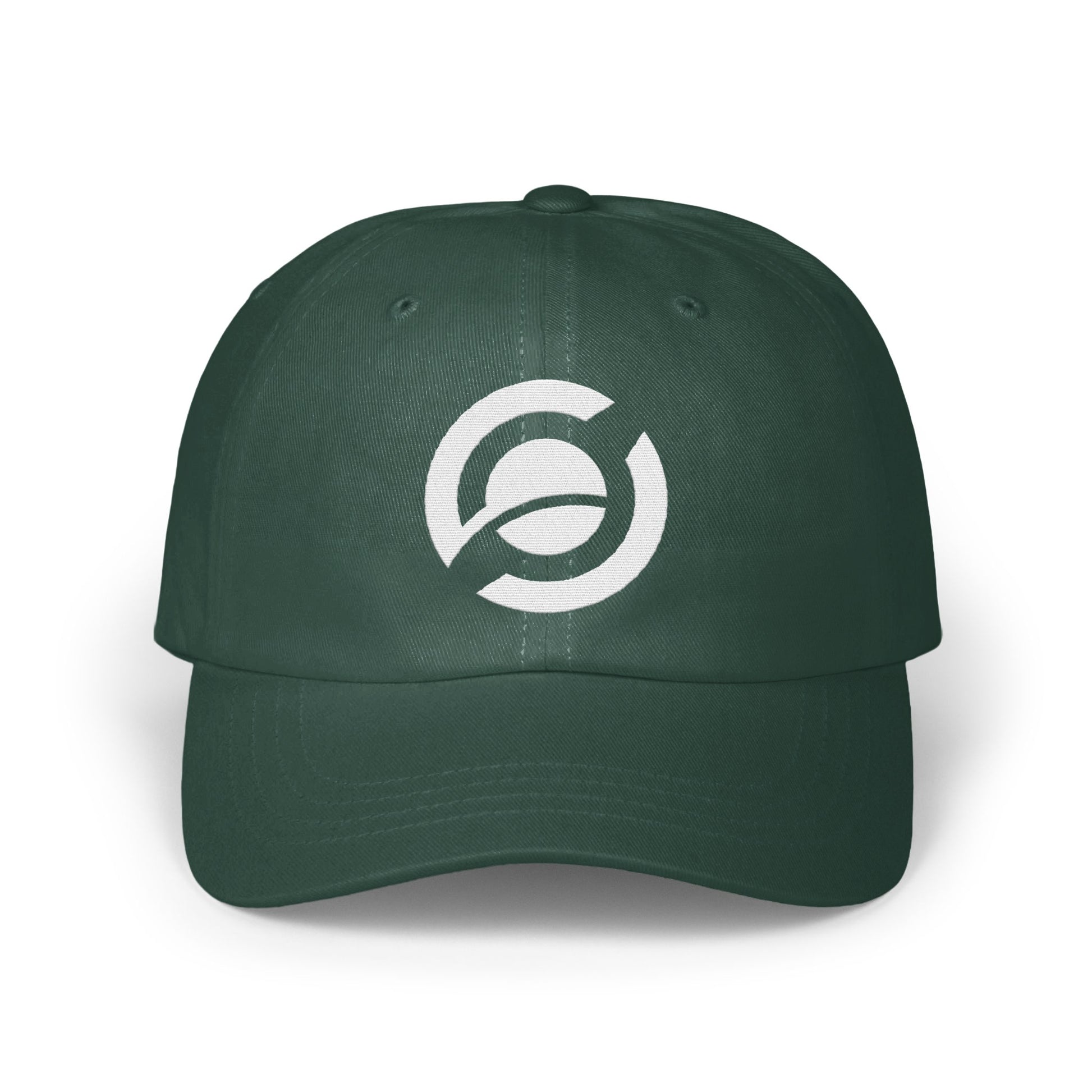 Stylish Green Cap with Unique White Design product type