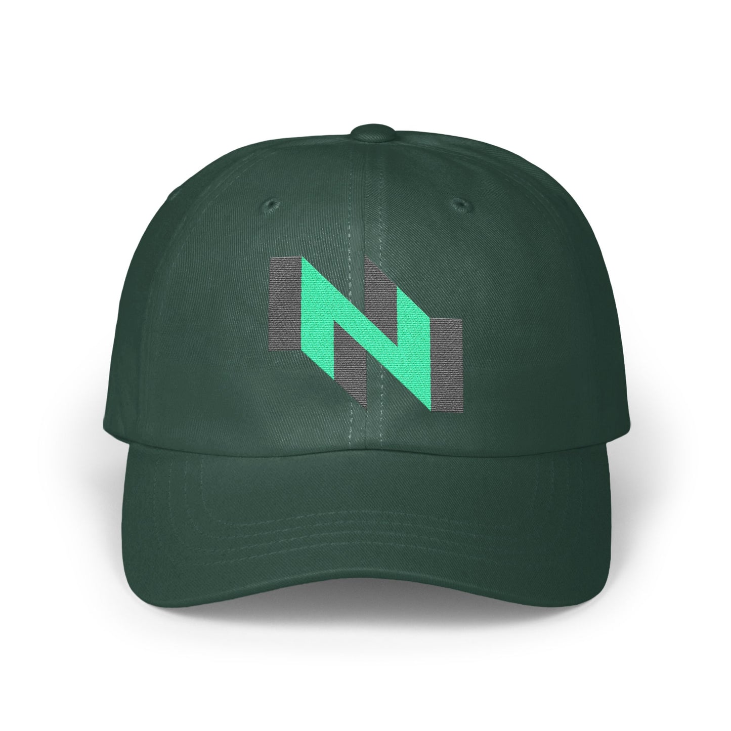 Stylish Dark Green Cap with N Logo Hat product