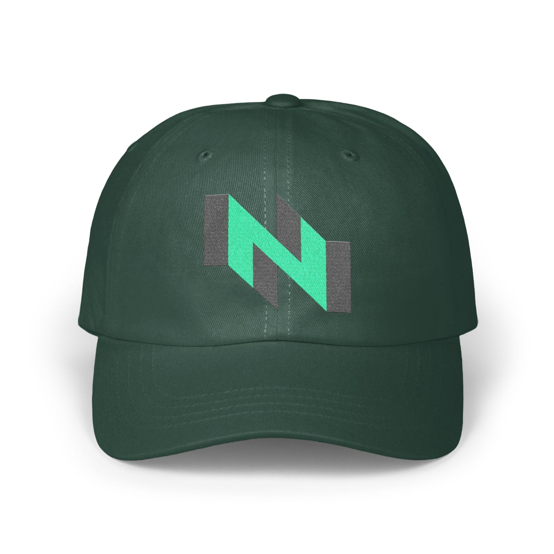 Stylish Dark Green Cap with N Logo Hat product