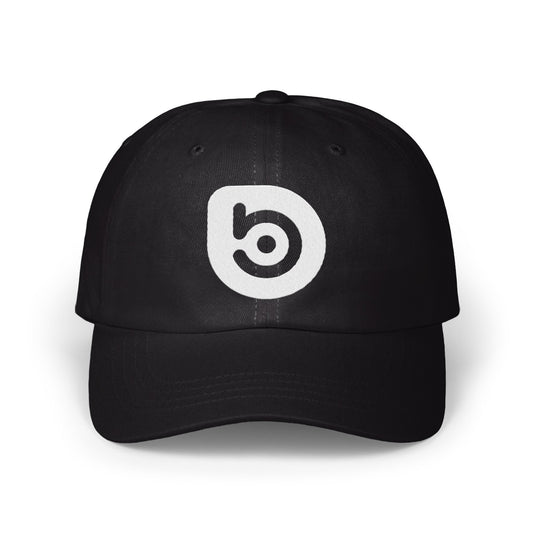 Stylish Black Cap with Unique Logo Hat product