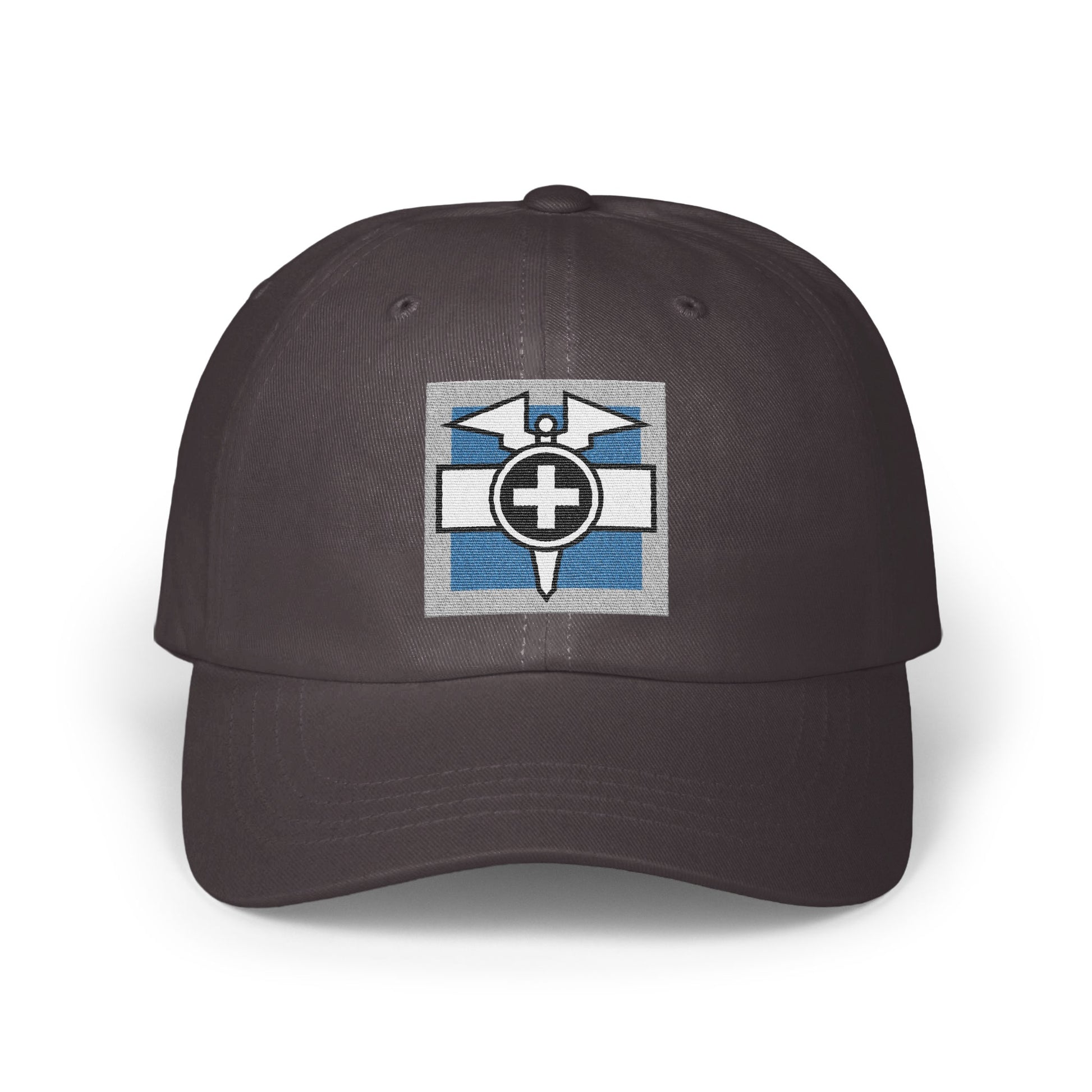 Classic Black Hat with Unique Patch Design product