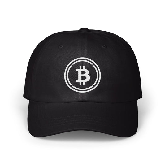 Bitcoin Logo Black Adjustable Baseball Cap product