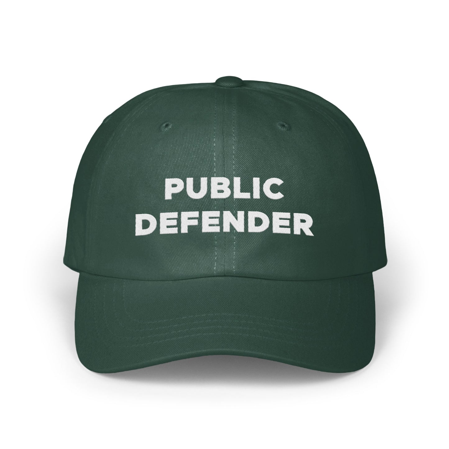 Public Defender Statement Green Baseball Cap product