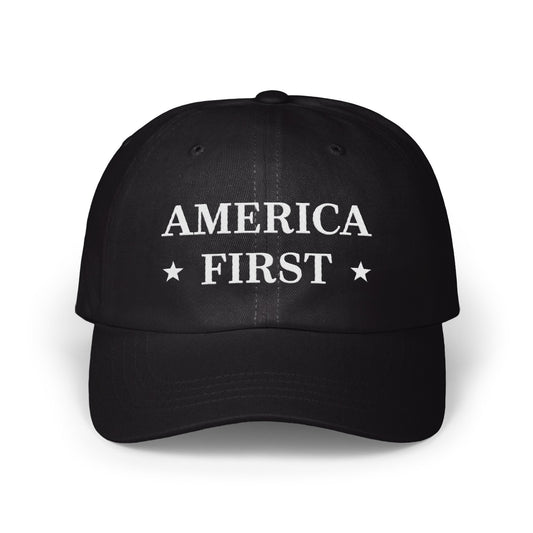 America First Statement Black Cap product type