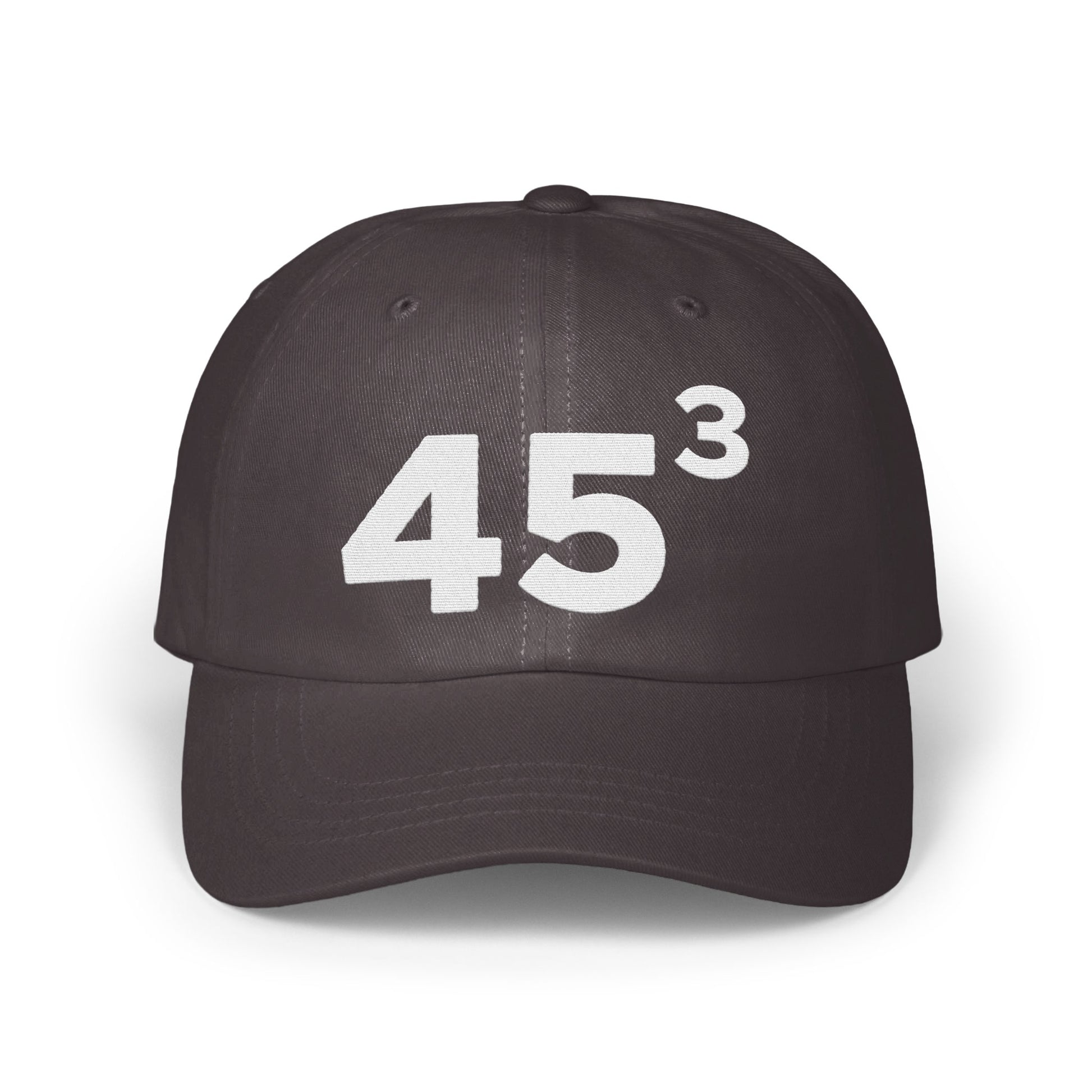 Stylish Black Baseball Cap with Bold 45³ Hat Product