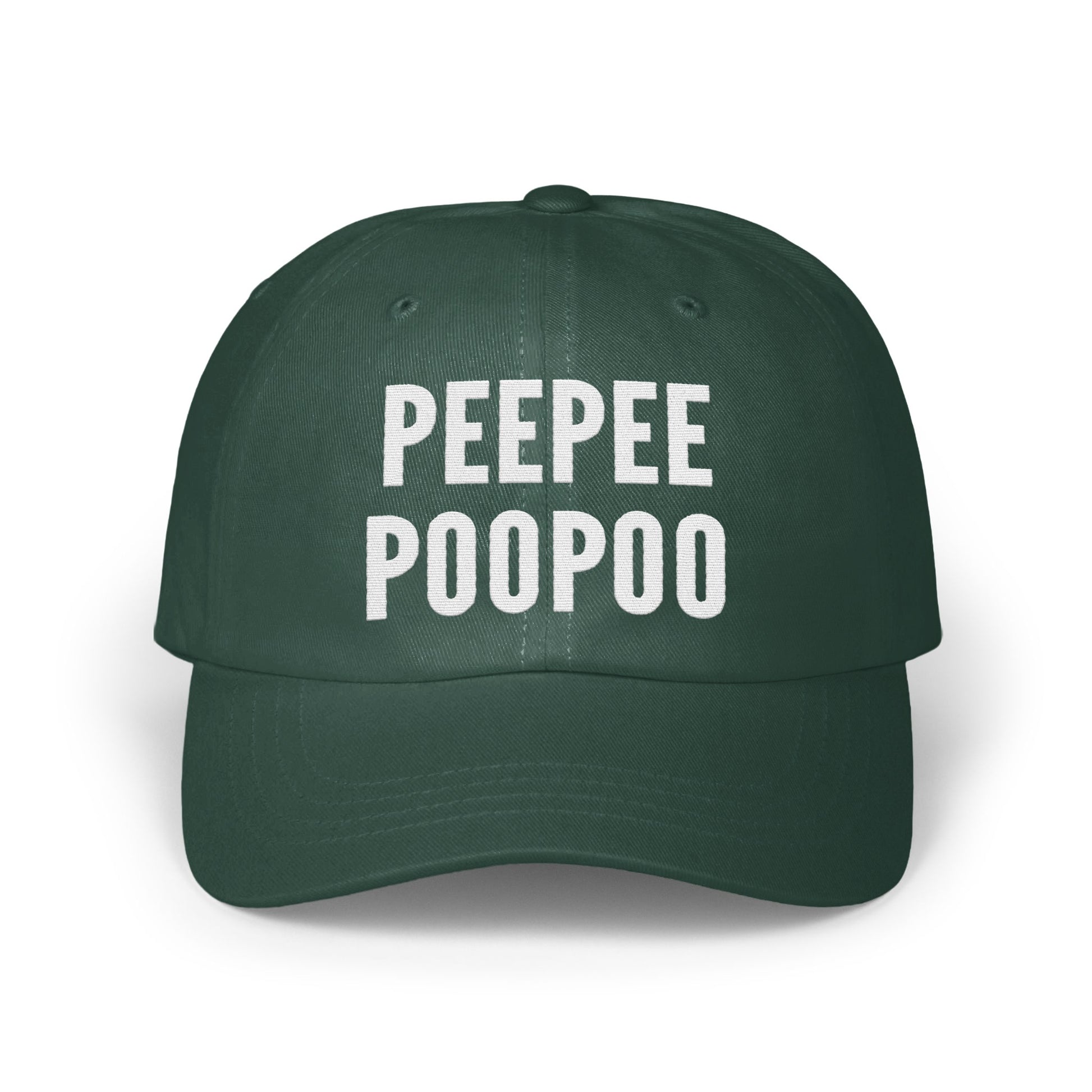 Funny Peepee Poopoo Embroidered Cap Humor Hat product