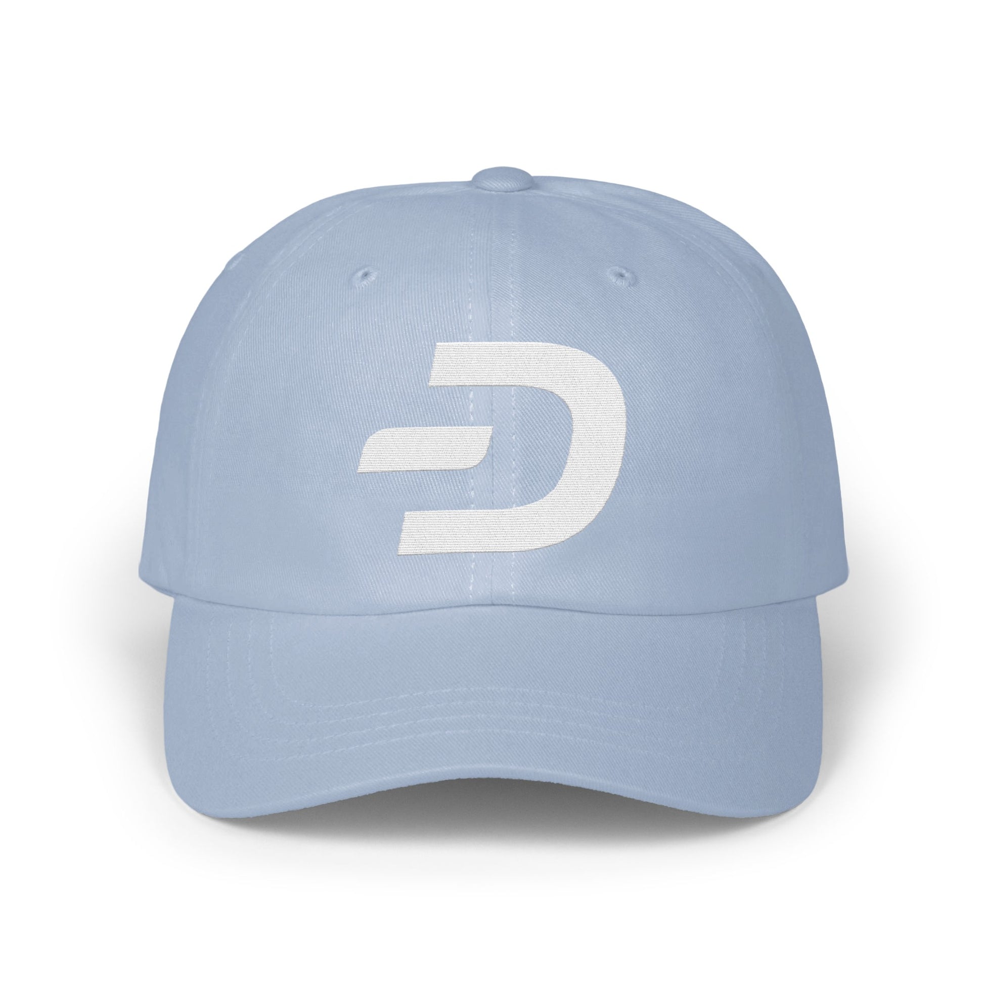 Stylish Light Blue Hat with White Logo product type