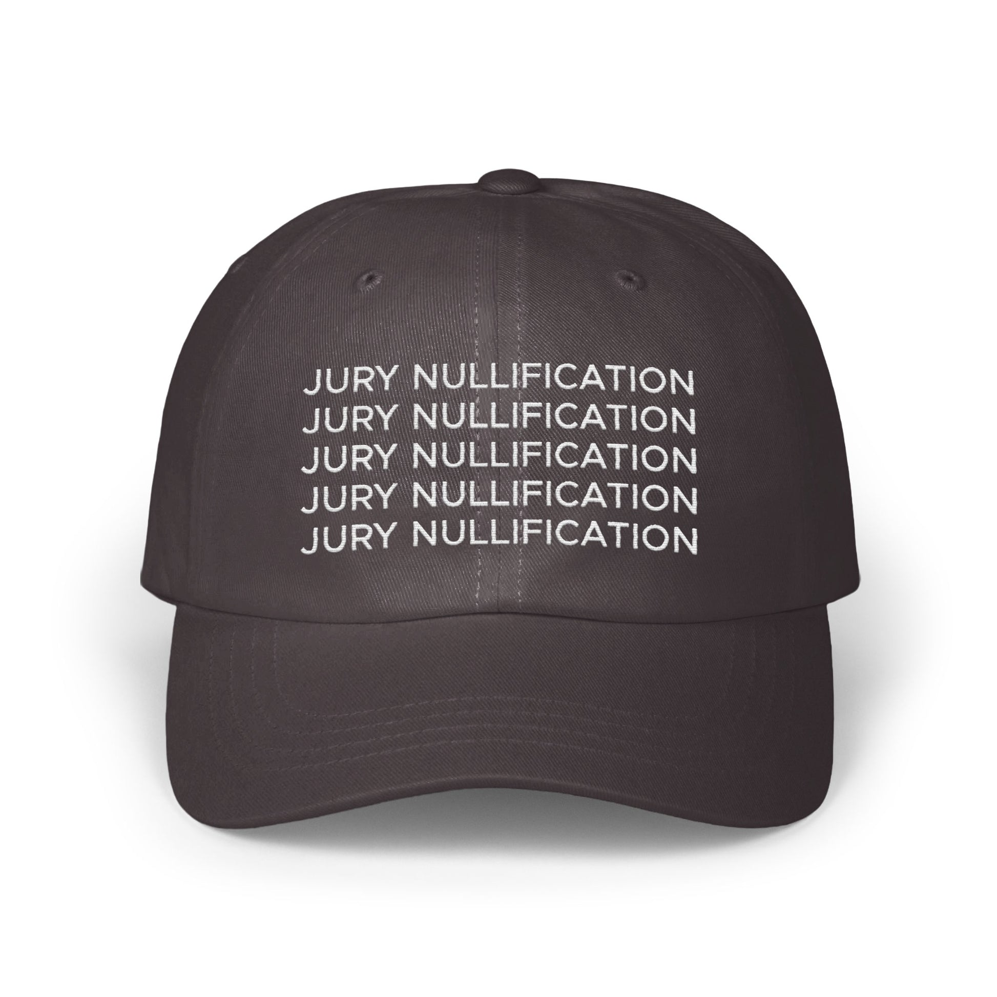 Jury Nullification Text Design on Stylish Cap product type