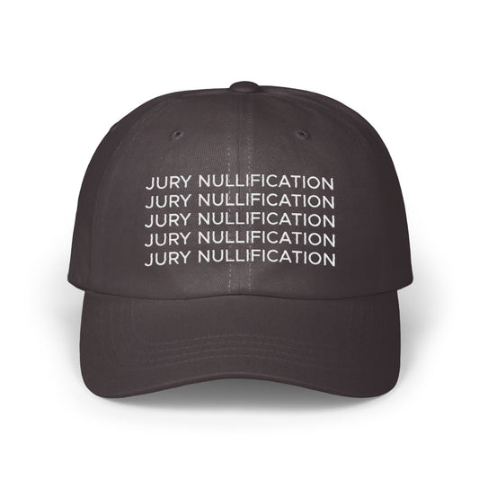 Jury Nullification Text Design on Stylish Cap product type