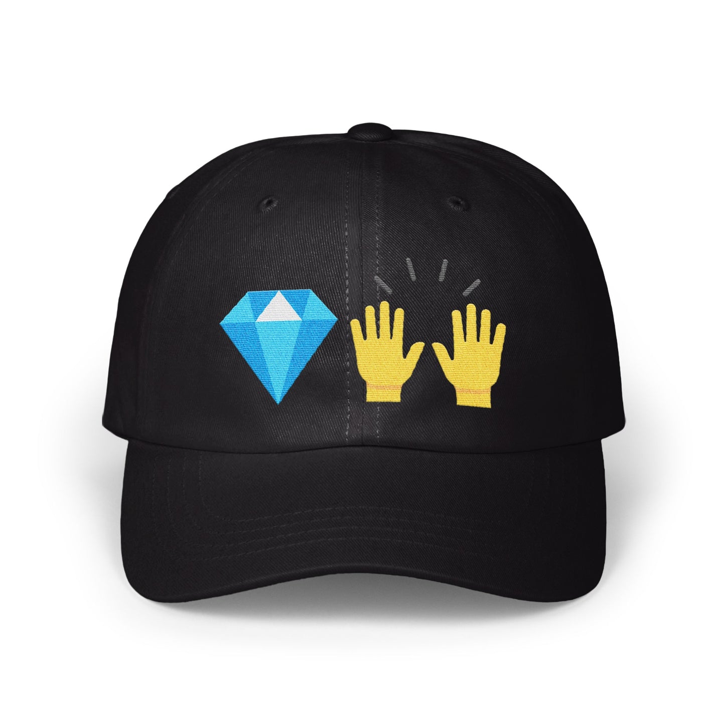 Diamond and Raised Hands Embroidered Hat product