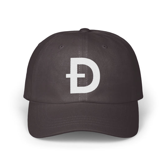 Stylish Black Cap Featuring Unique D Logo Design product type