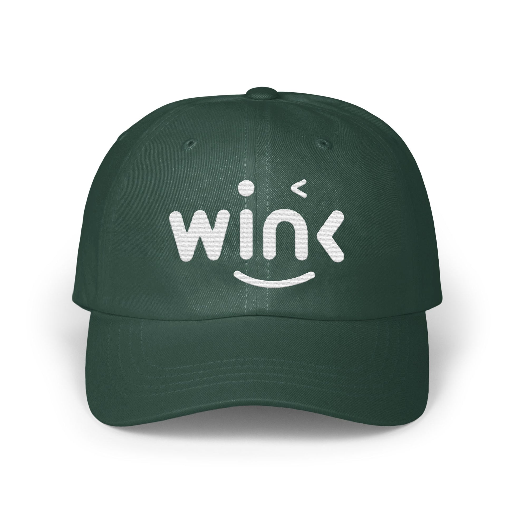 Wink Logo Green Custom Apparel Hat product